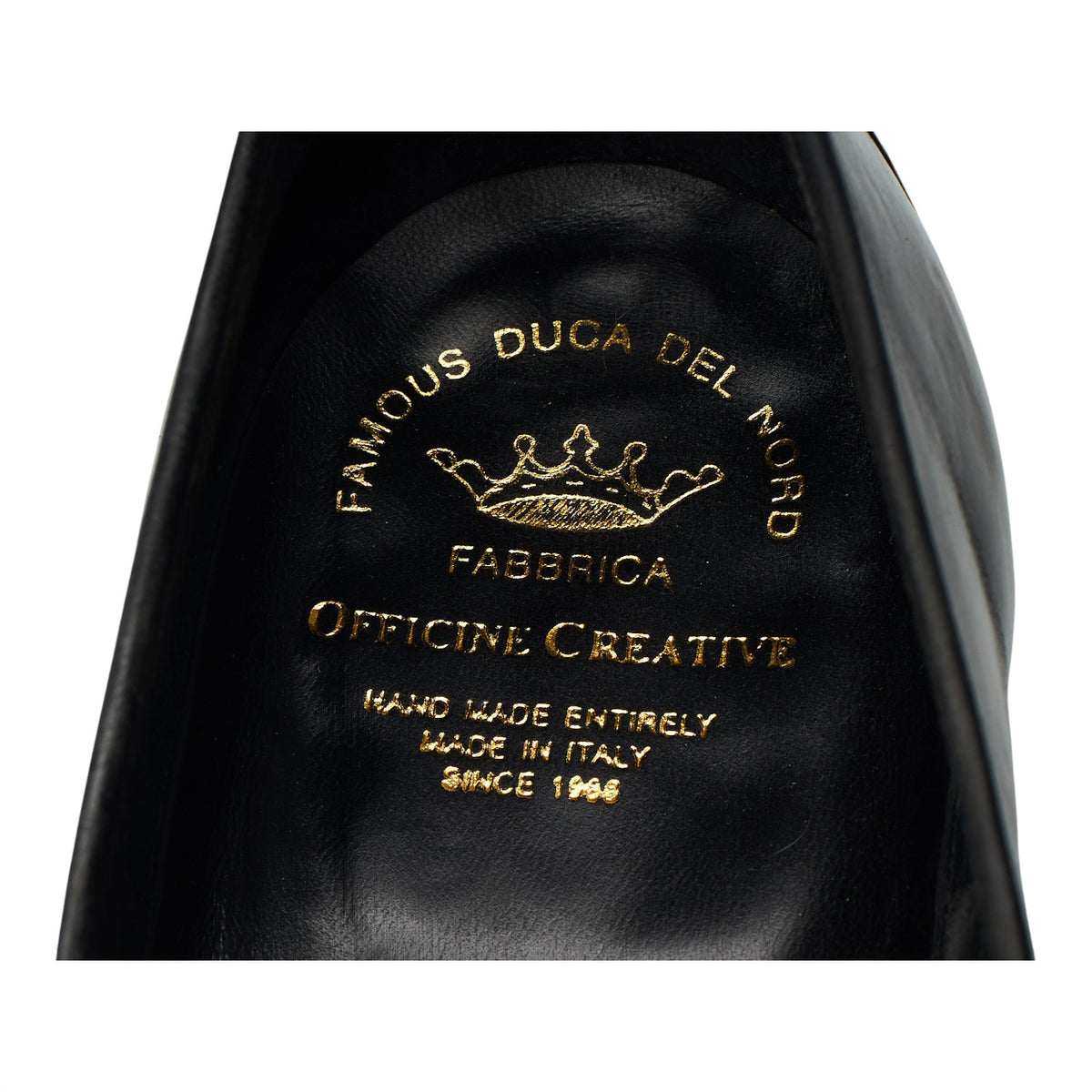 'Temple 016' Black Leather Penny Loafers UK 10 EU 44