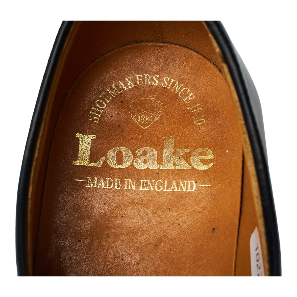 '771' Black Leather Derby UK 8.5 EX