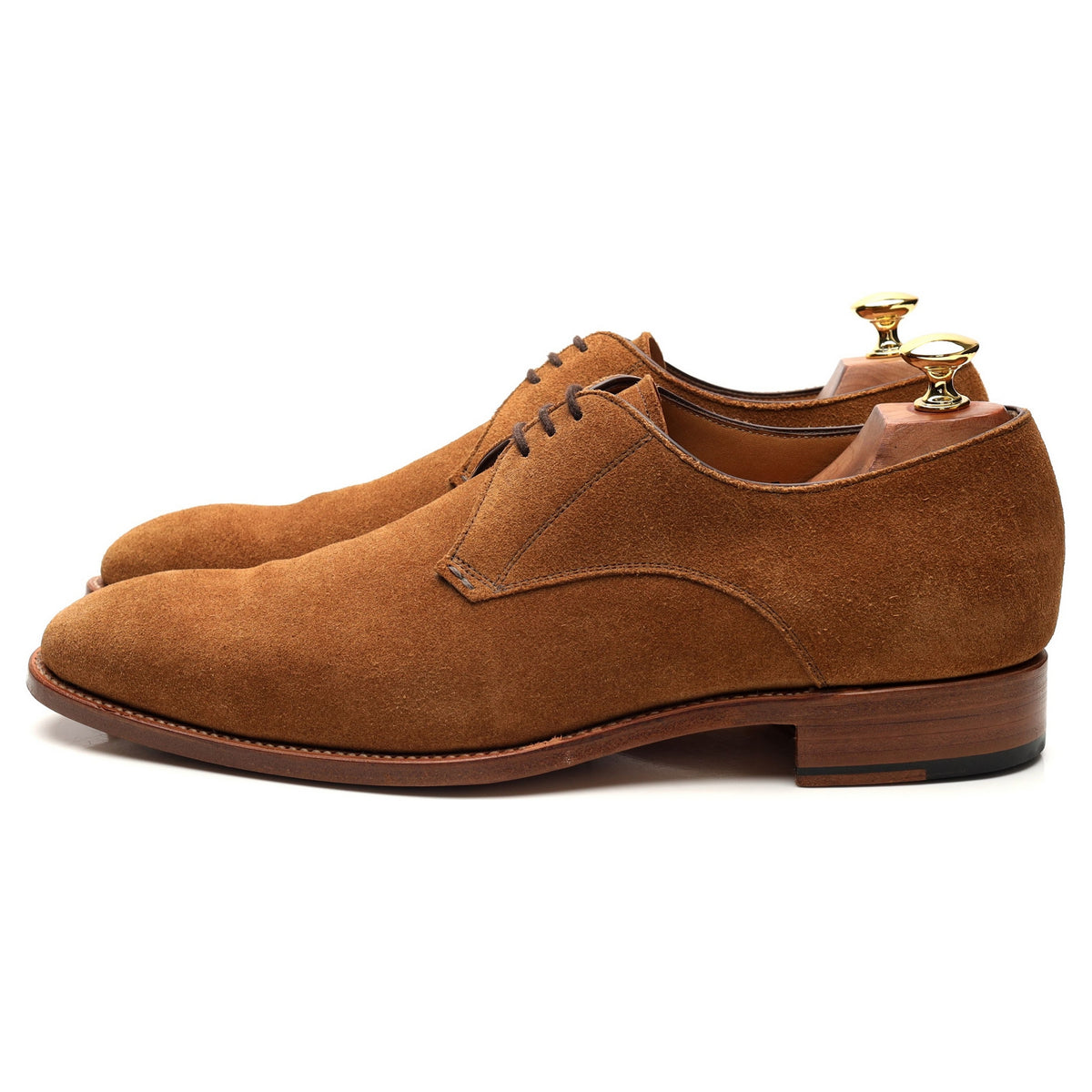 &#39;8999&#39; Tan Brown Suede Derby UK 9 F