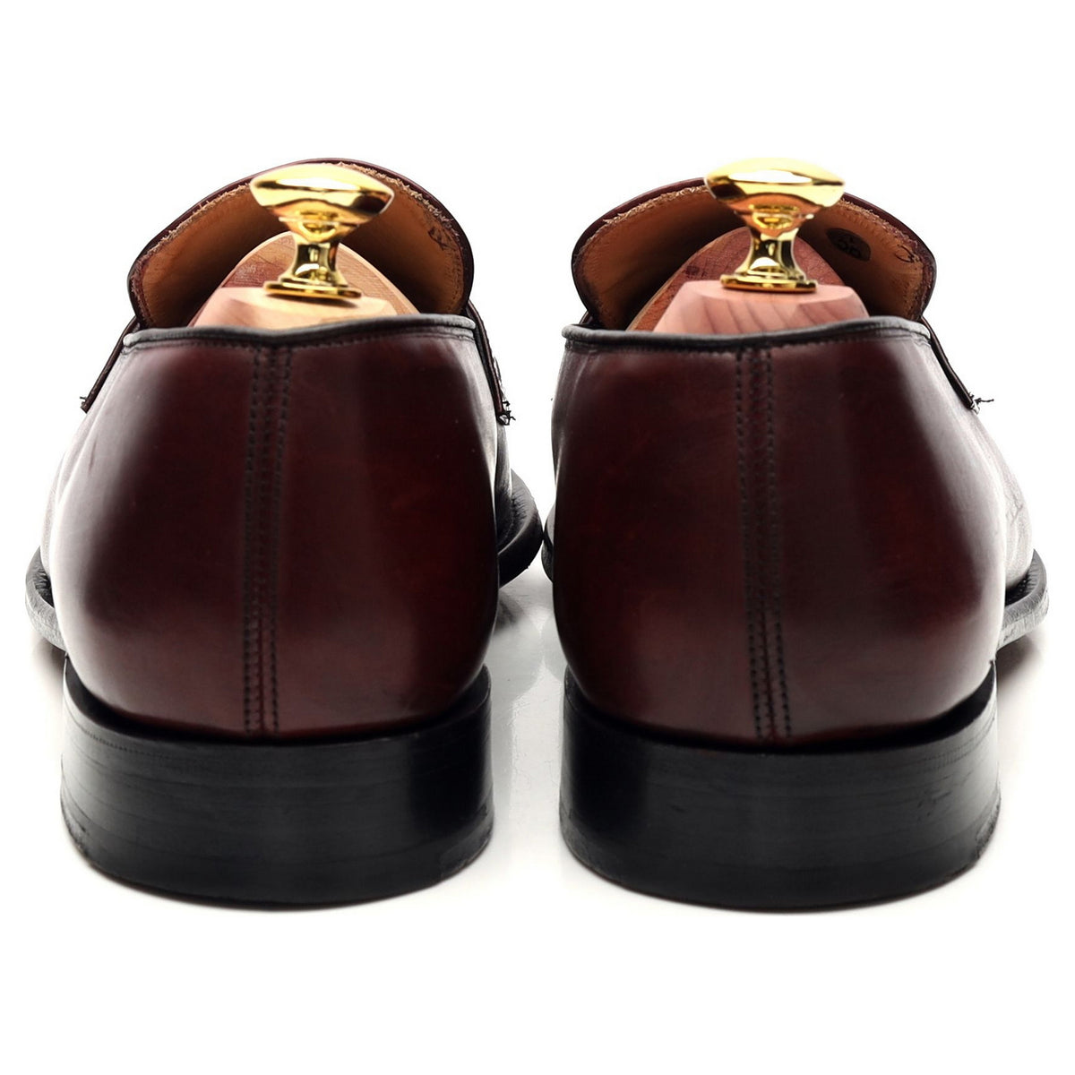 &#39;Netton&#39; Burgundy Leather Loafer UK 7 F