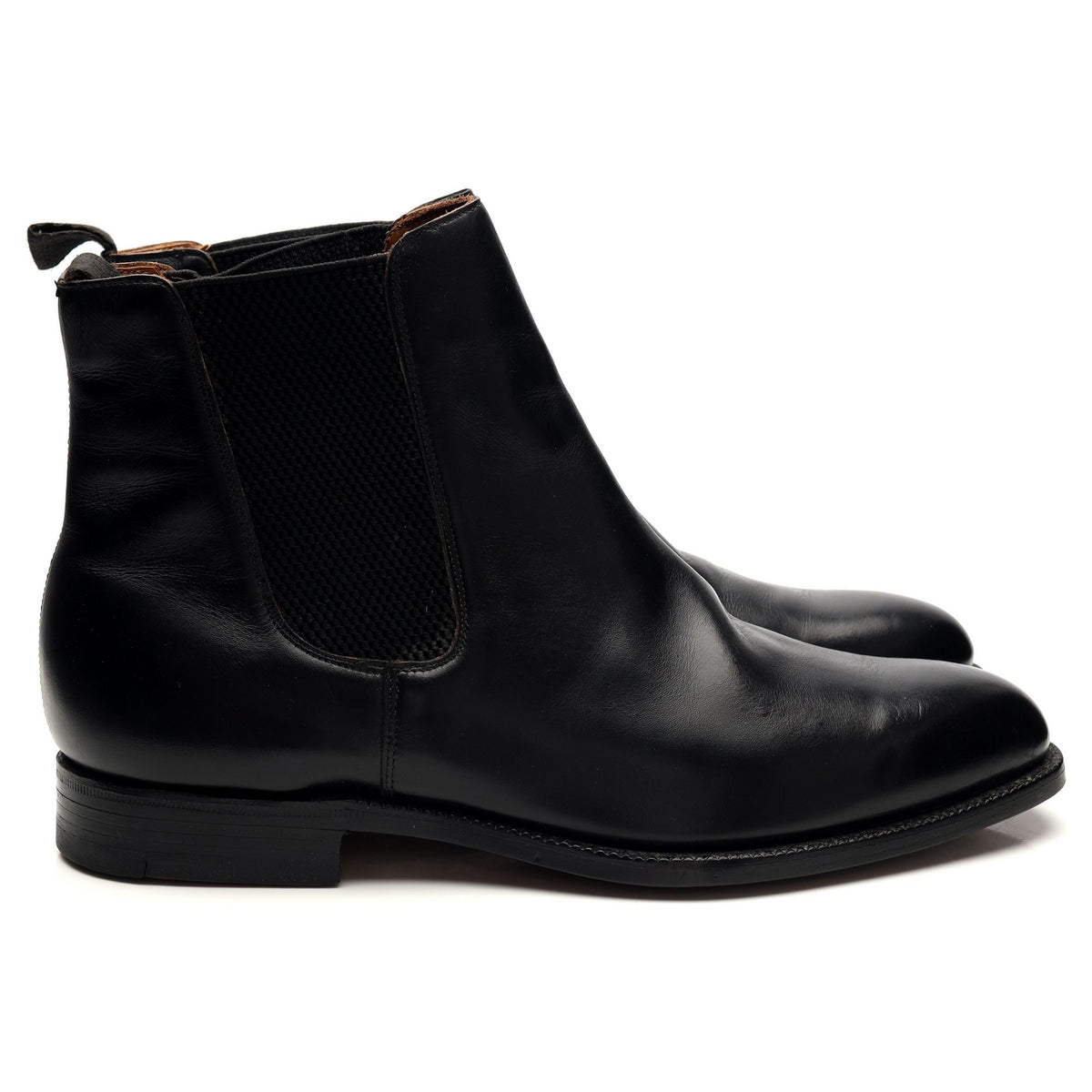 &#39;Astoria&#39; Black Leather Chelsea Boots UK 8 G