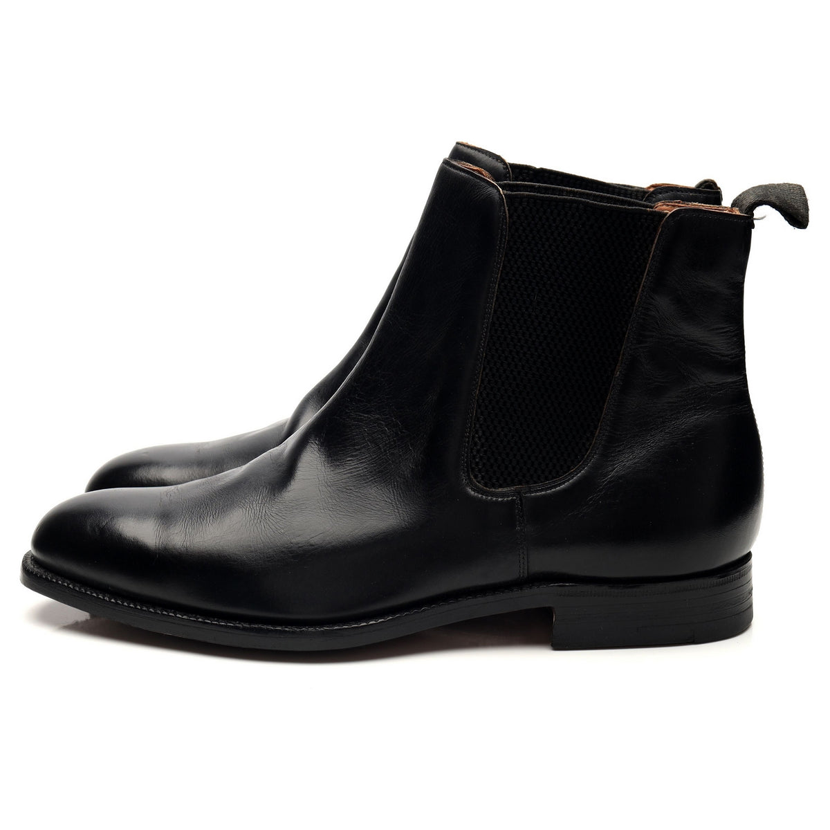 &#39;Astoria&#39; Black Leather Chelsea Boots UK 8 G