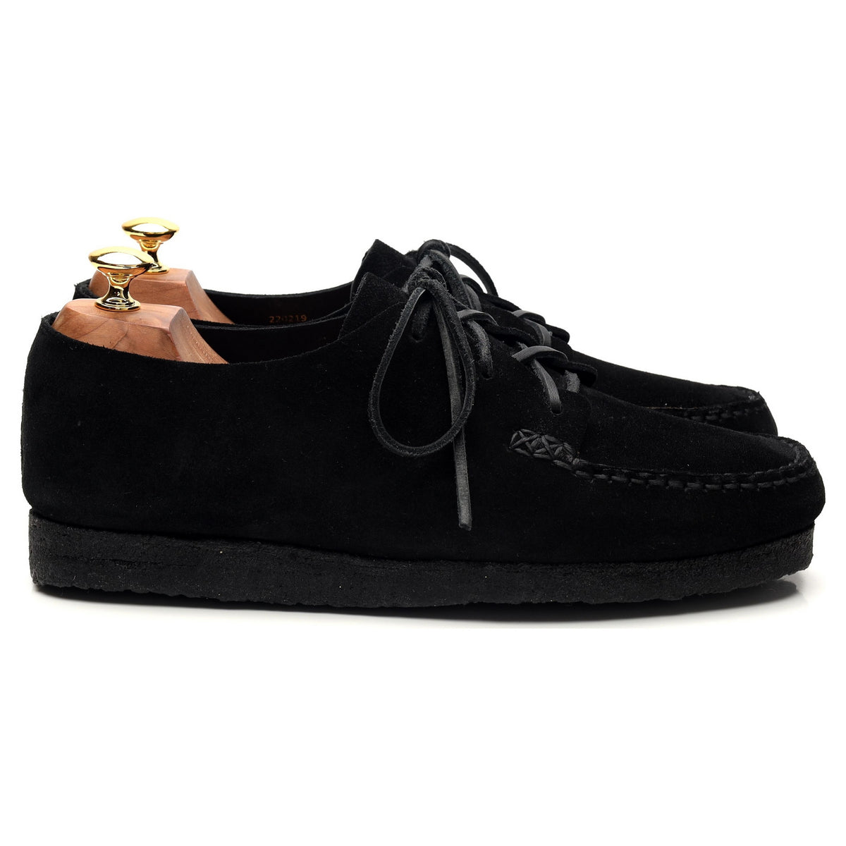 &#39;Sports 2 Pcs Moc&#39; Black Suede Moccasins UK 10 EU 44