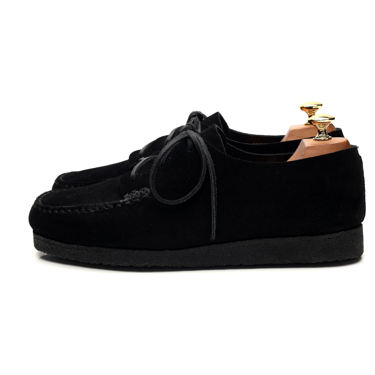 &#39;Sports 2 Pcs Moc&#39; Black Suede Moccasins UK 10 EU 44