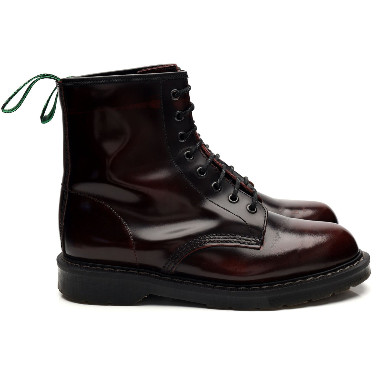 Burgundy Leather Derby Boot UK 7.5 F