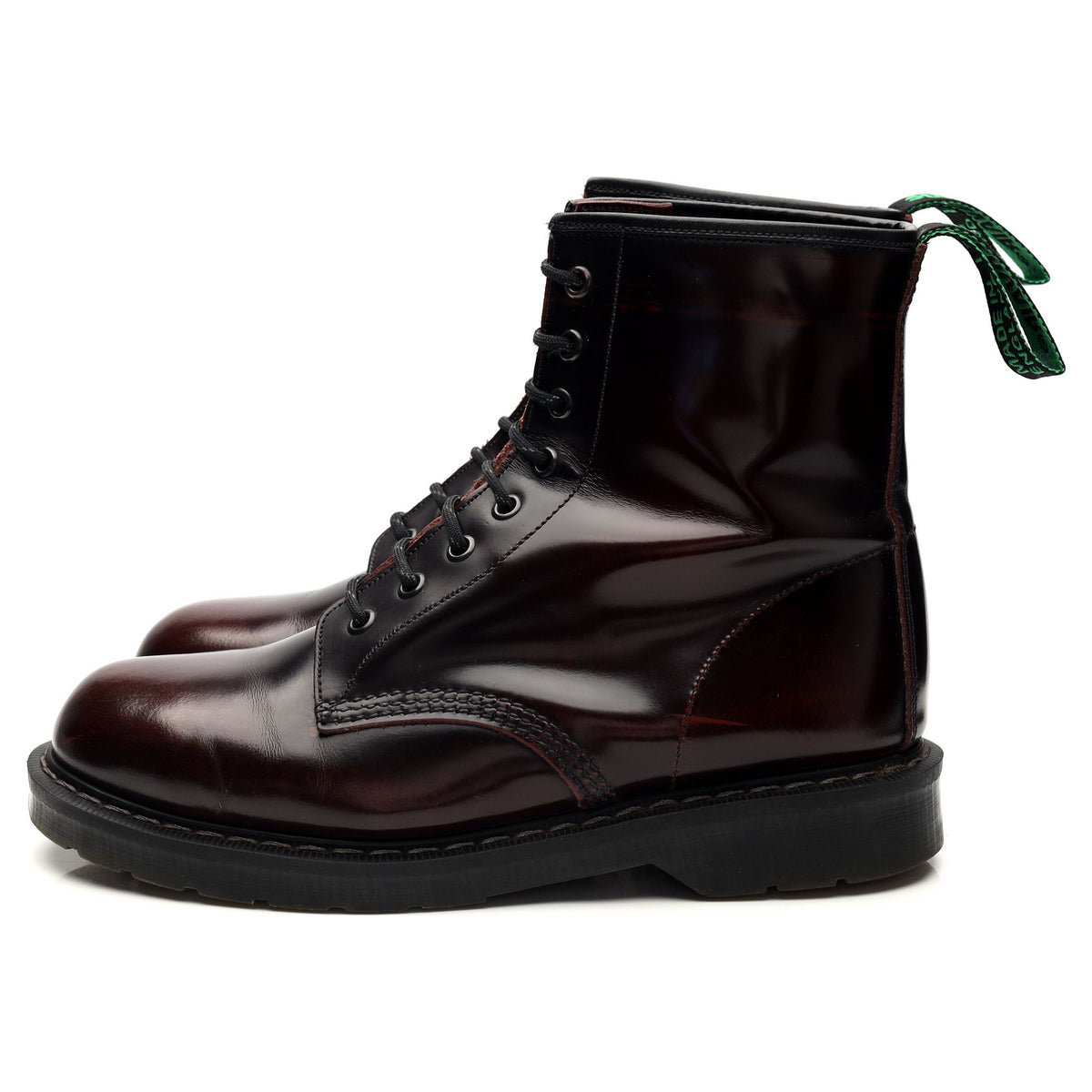 Burgundy Leather Derby Boot UK 7.5 F