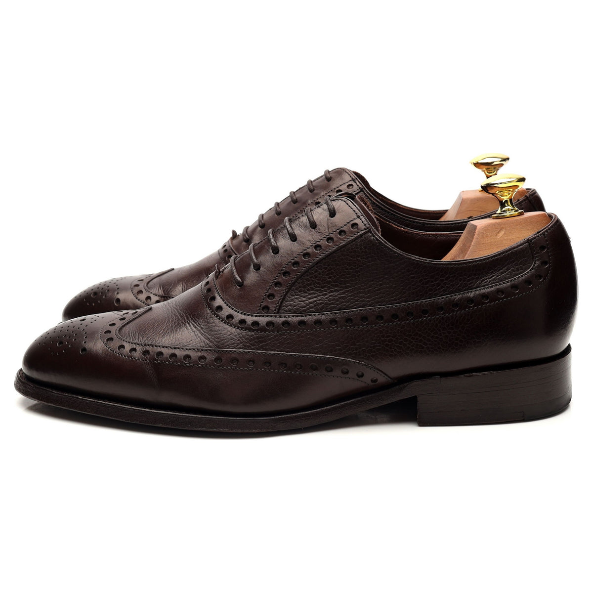 &#39;Flore&#39; Dark Brown Leather Oxford Brogue UK 7.5 G