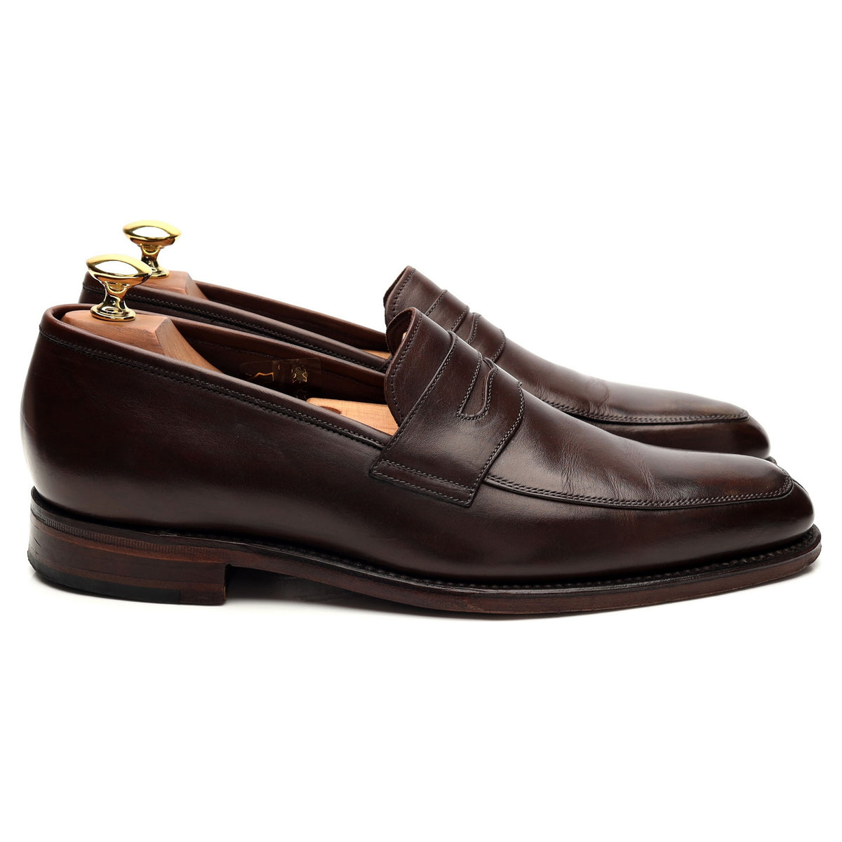 1880 &#39;Leven&#39; Dark Brown Leather Loafer UK 6 F