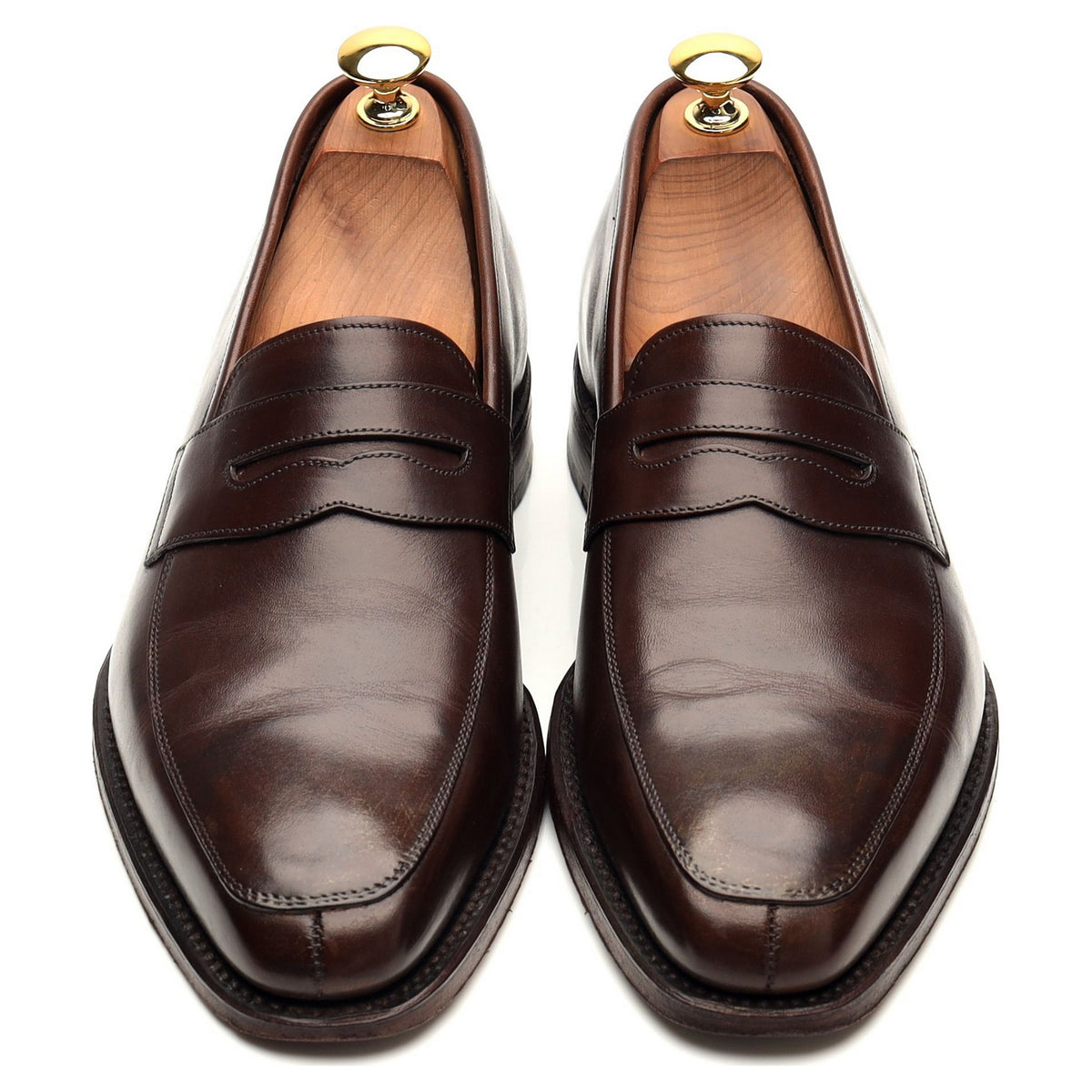 1880 &#39;Leven&#39; Dark Brown Leather Loafer UK 6 F