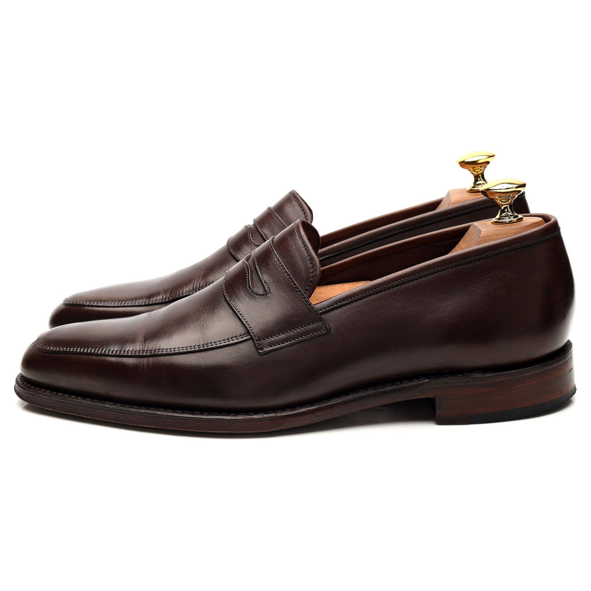 1880 &#39;Leven&#39; Dark Brown Leather Loafer UK 6 F