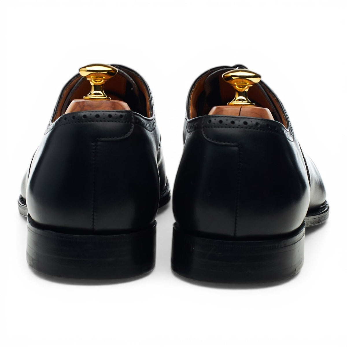 'Toronto' Black Leather Oxford Brogues UK 12 G