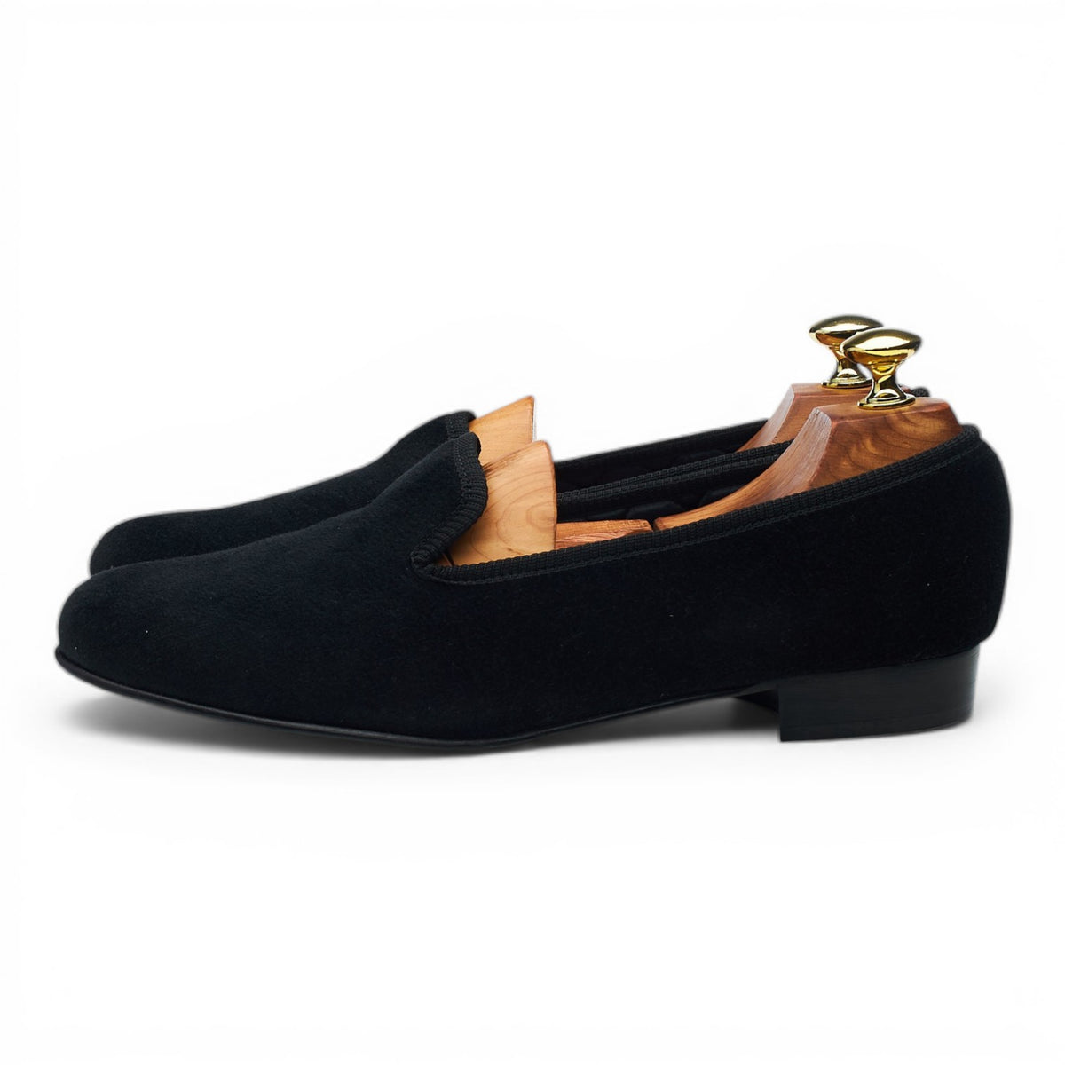 Margaret Howell Women's 'Victoria' Black Velvet Slippers UK 7