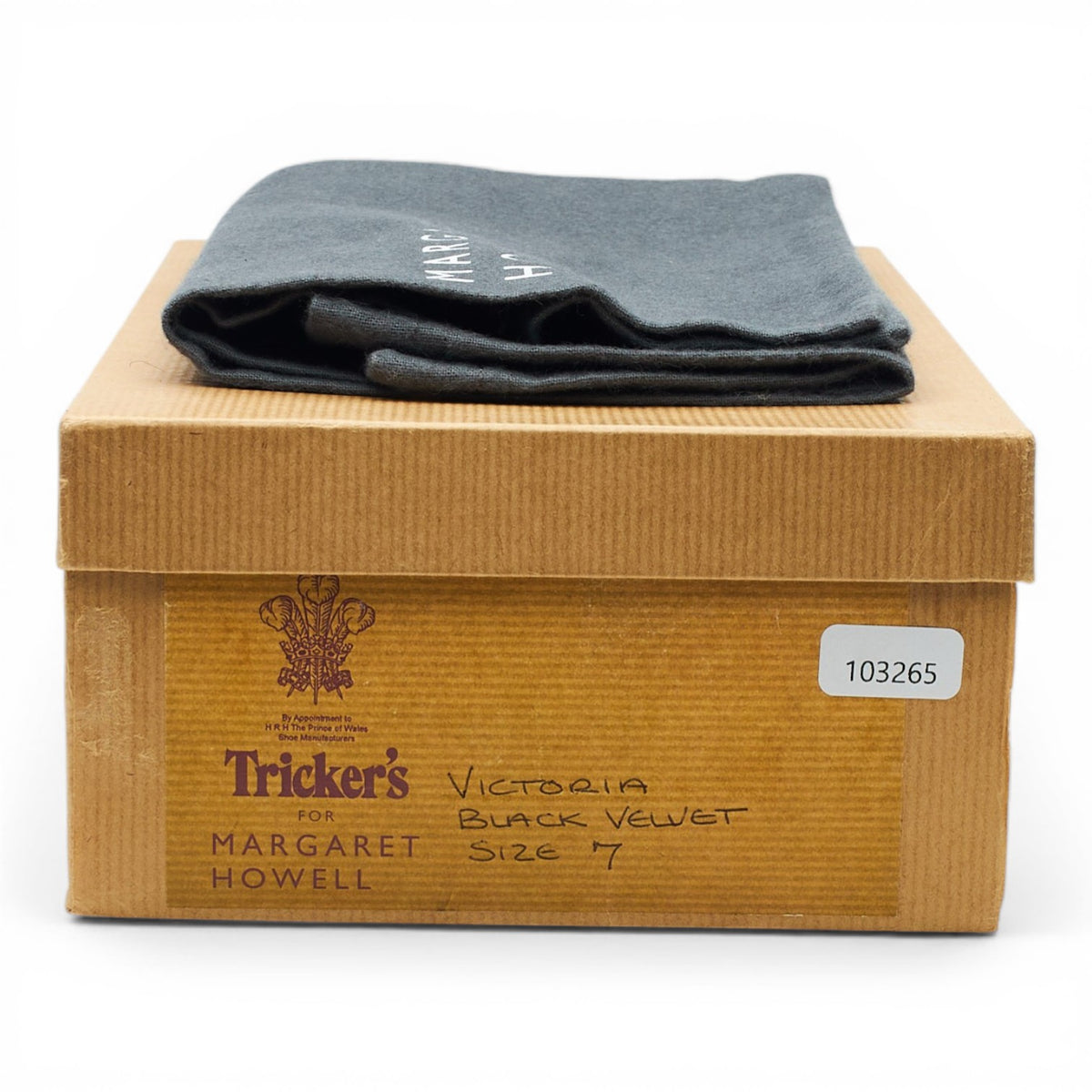 Margaret Howell Women's 'Victoria' Black Velvet Slippers UK 7