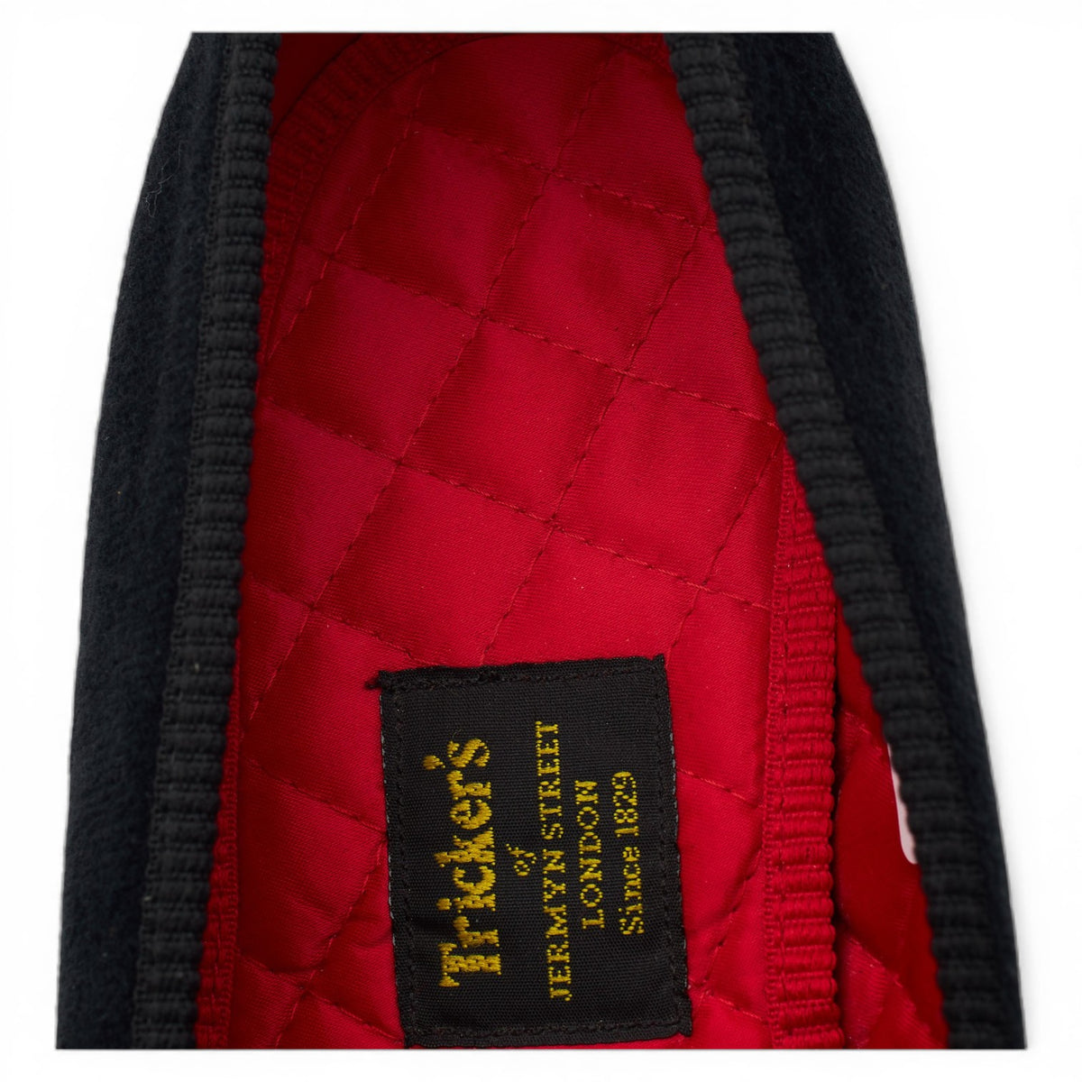 'Skull & Bones' Black Velvet Slippers UK 8.5