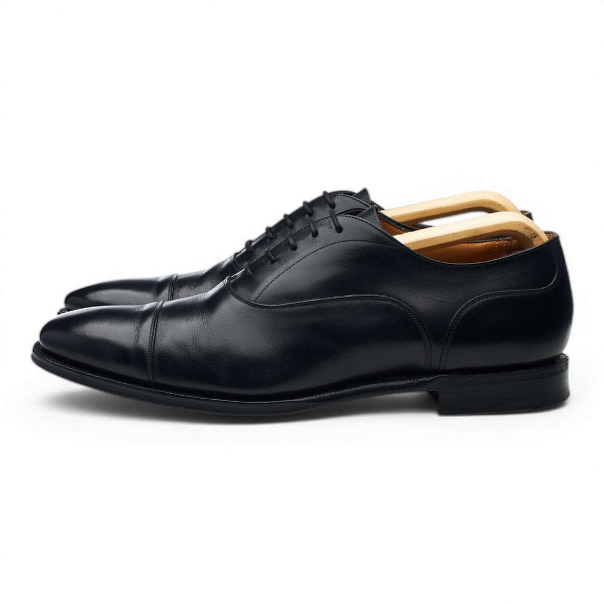 'Sheldon' Black Leather Oxford UK 7 G