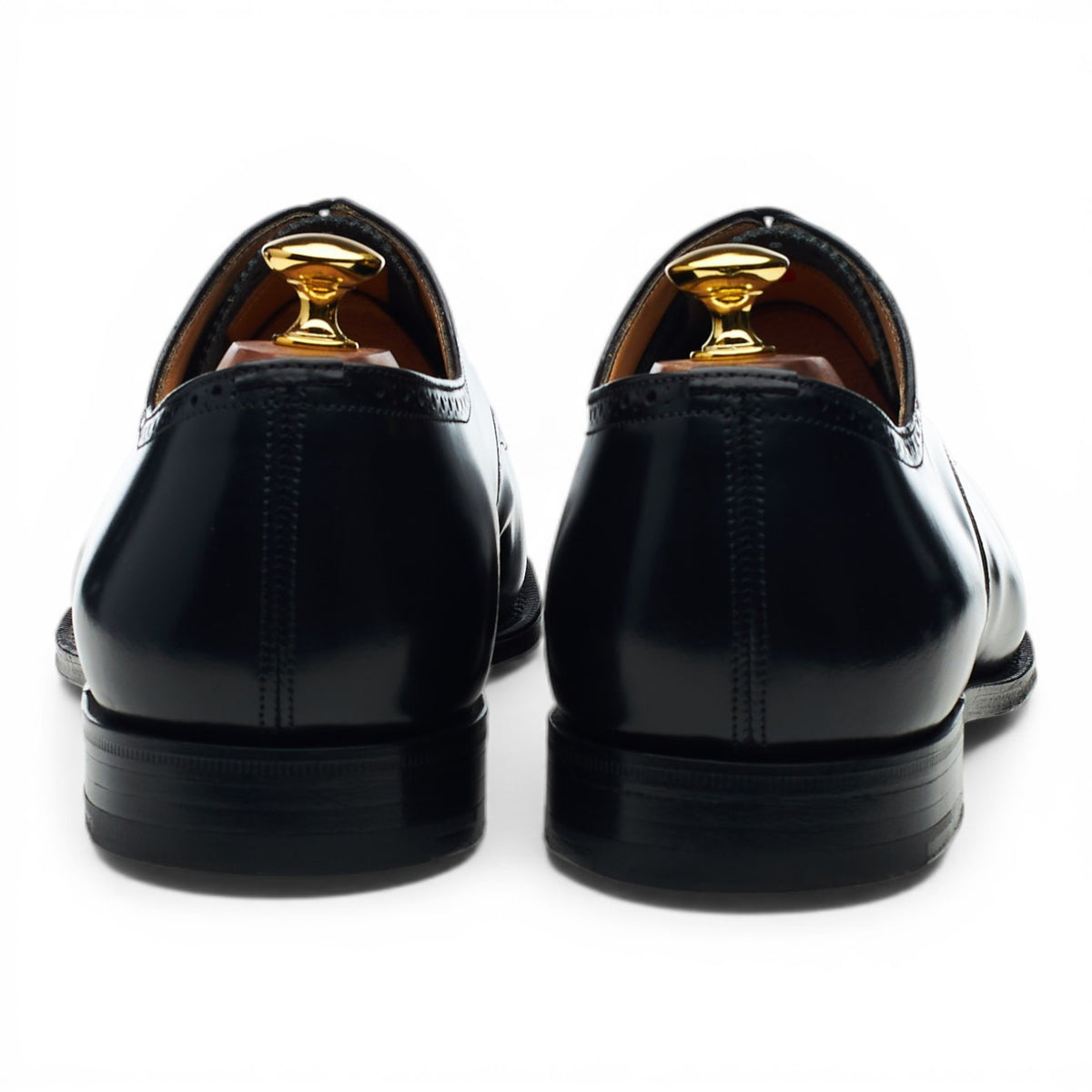 'Legate' Black Leather Oxford Brogues UK 11.5 G