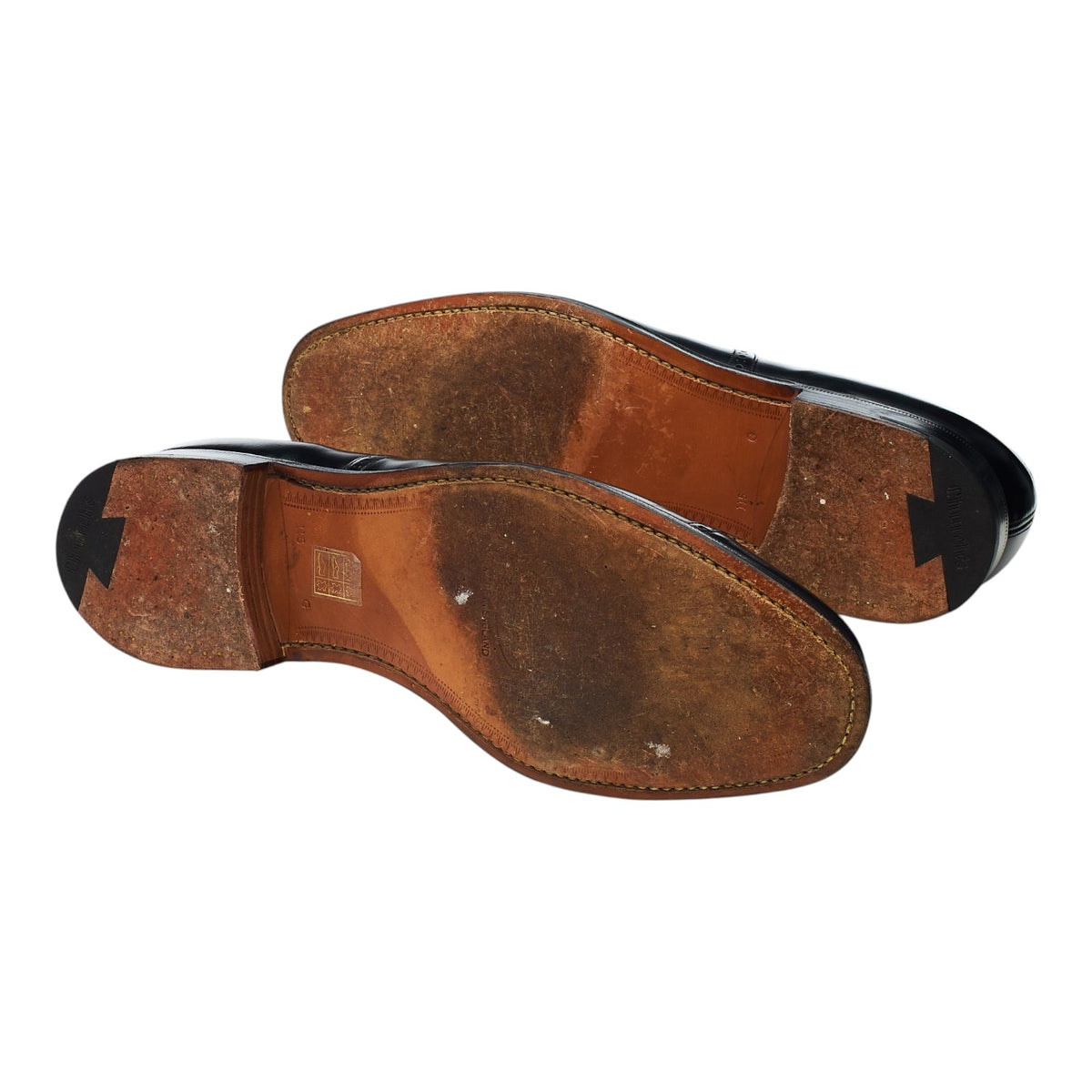 'Legate' Black Leather Oxford Brogues UK 11.5 G