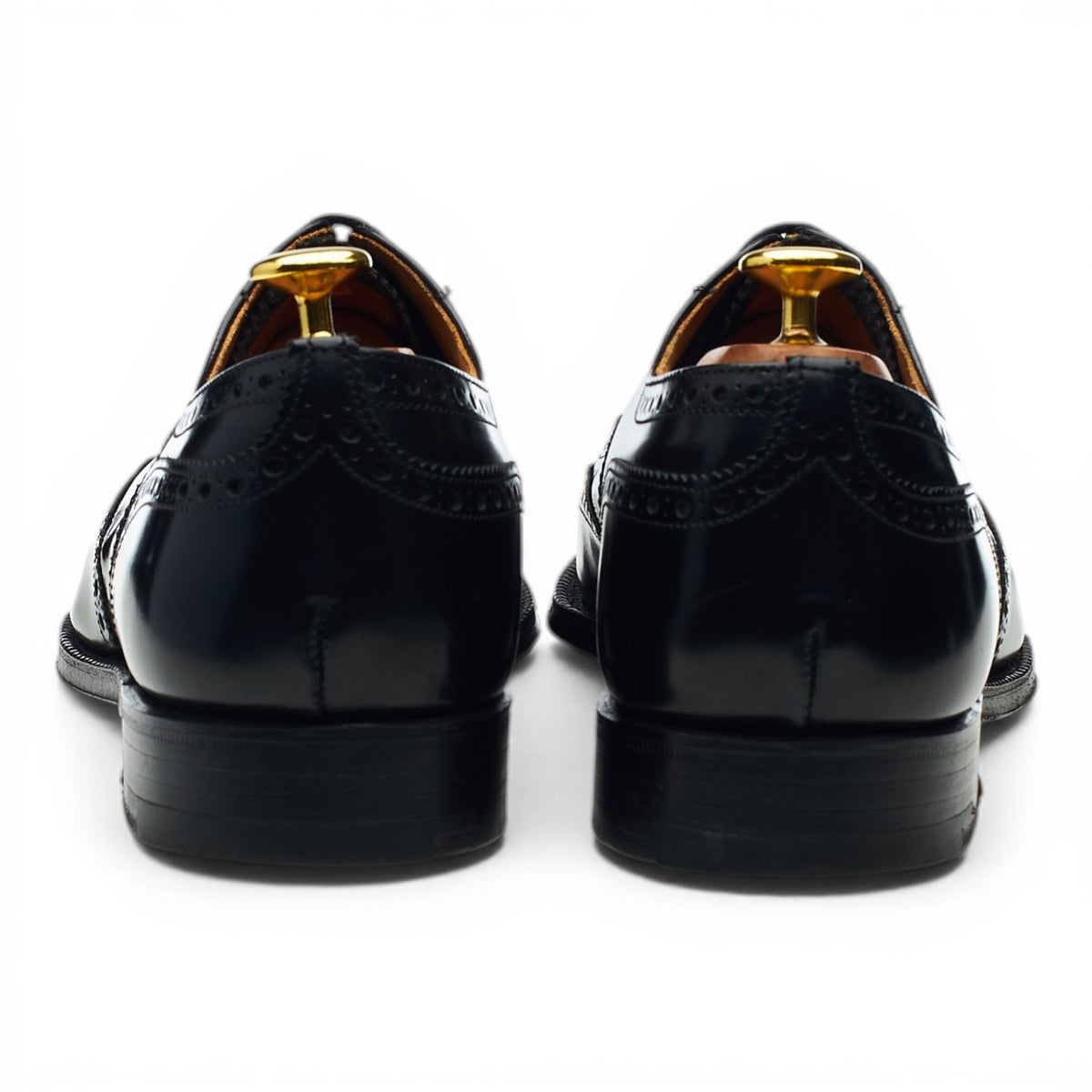 'Wingate' Black Leather Oxford Brogues UK 8.5 G
