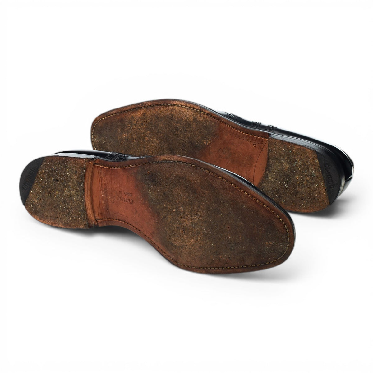 'Wingate' Black Leather Oxford Brogues UK 8.5 G