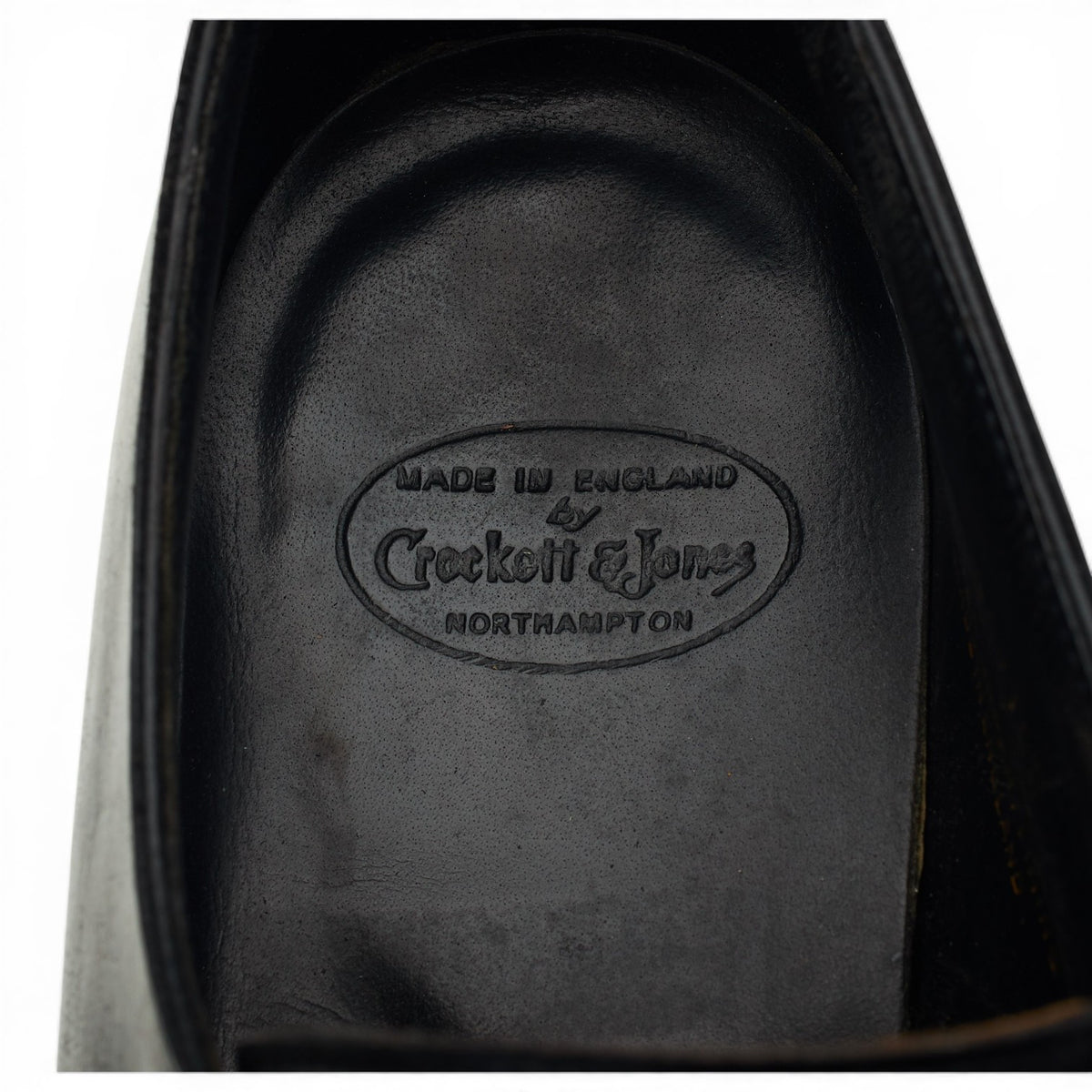 'Savile' Black Leather Monk Strap UK 7 E