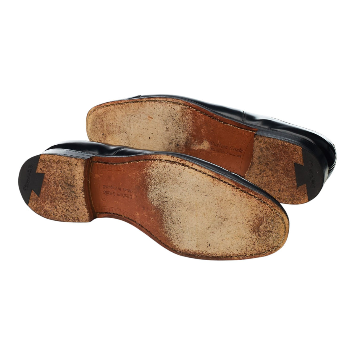 'Consul' Black Leather Oxford UK 8.5 G