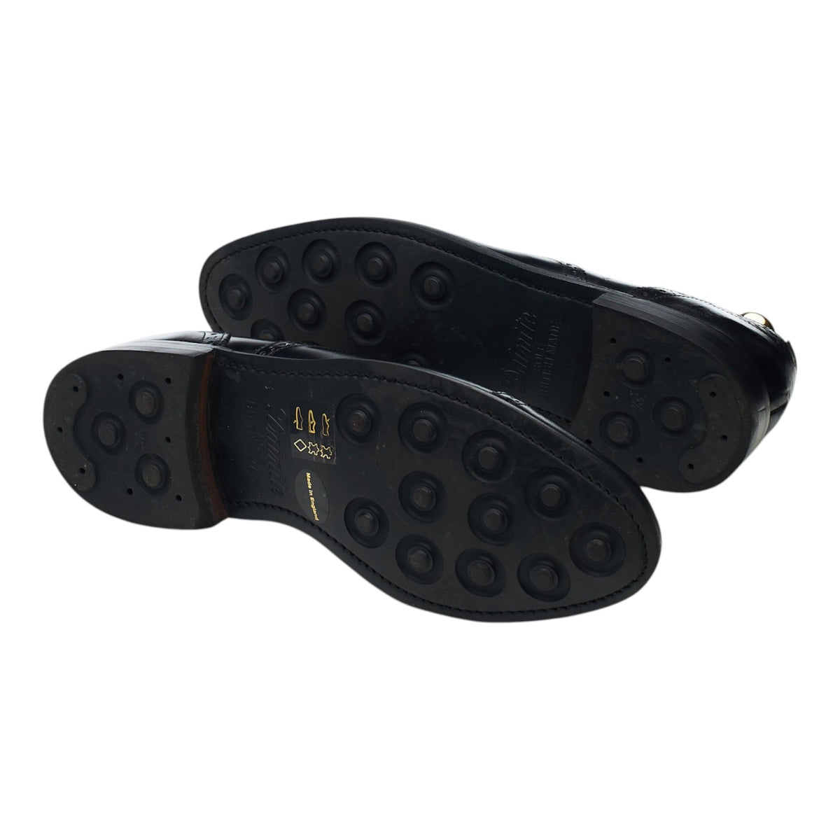 'Mirfield' Black Leather Oxford Brogues UK 6.5 E