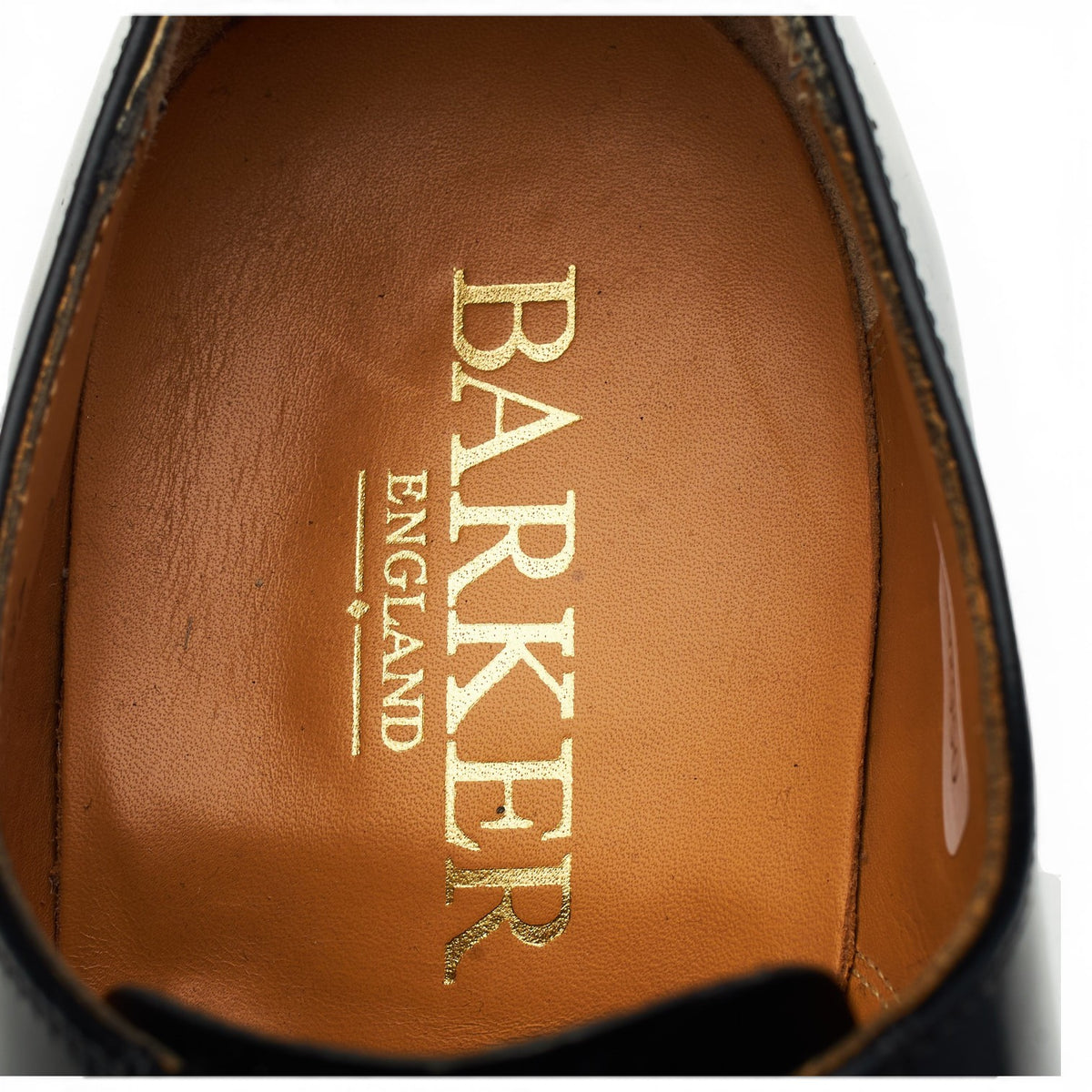 'Arnold' Black Leather Oxford UK 8.5 G