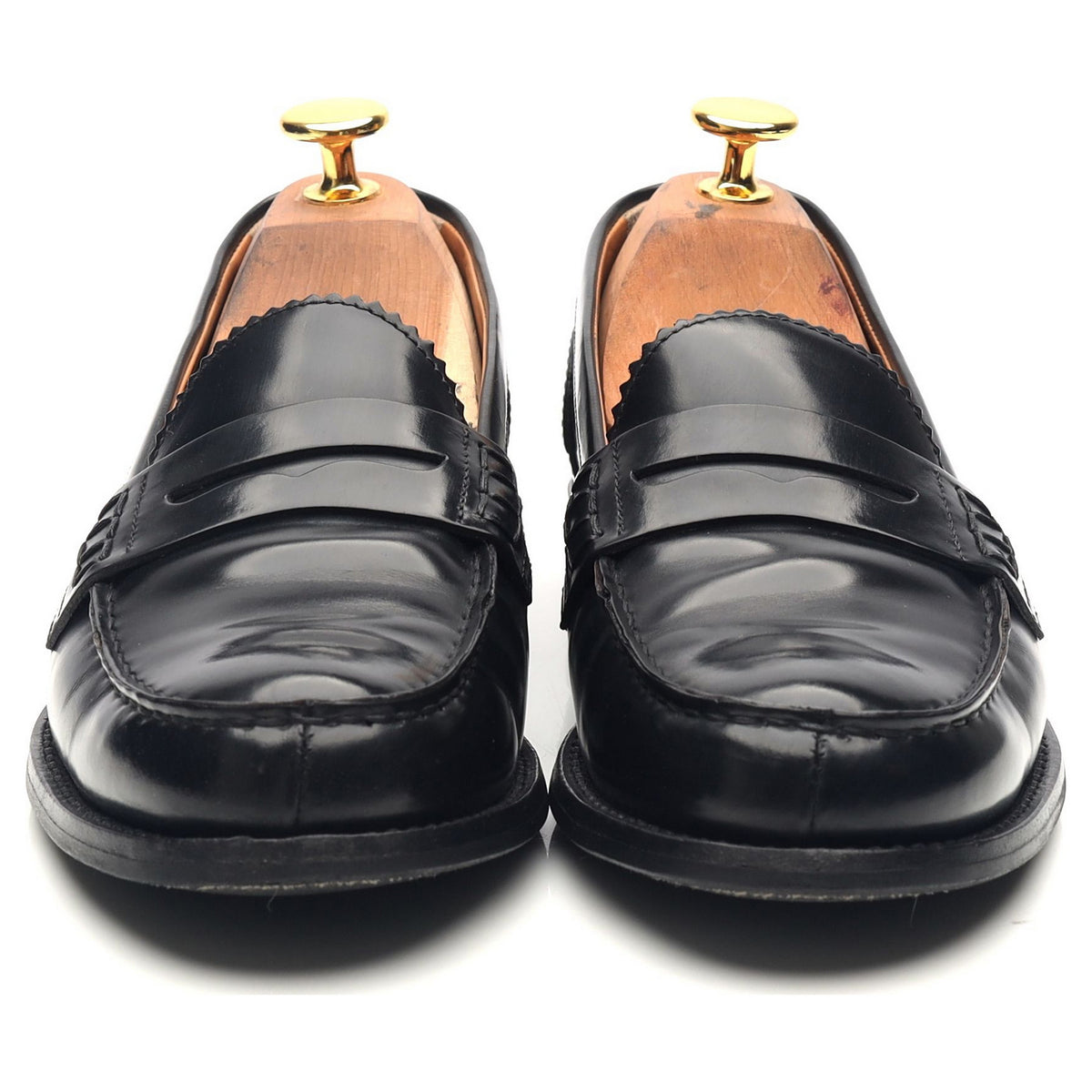 Women&#39;s &#39;Sally&#39; Black Leather Loafers UK 4.5