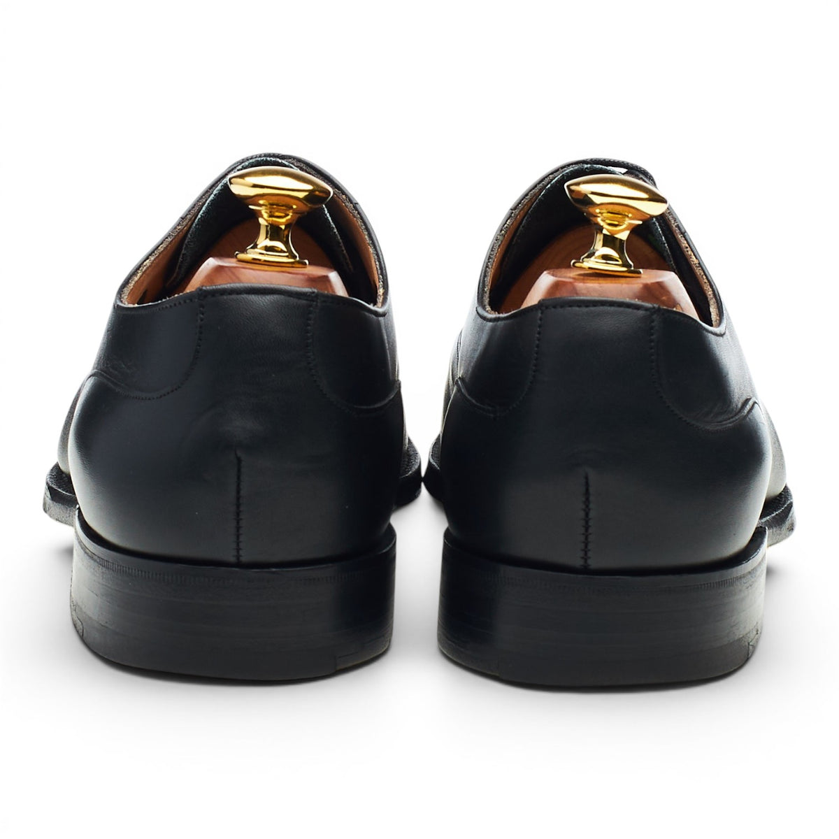 Bodileys Black Leather Semi-Lined Oxford UK 7 F