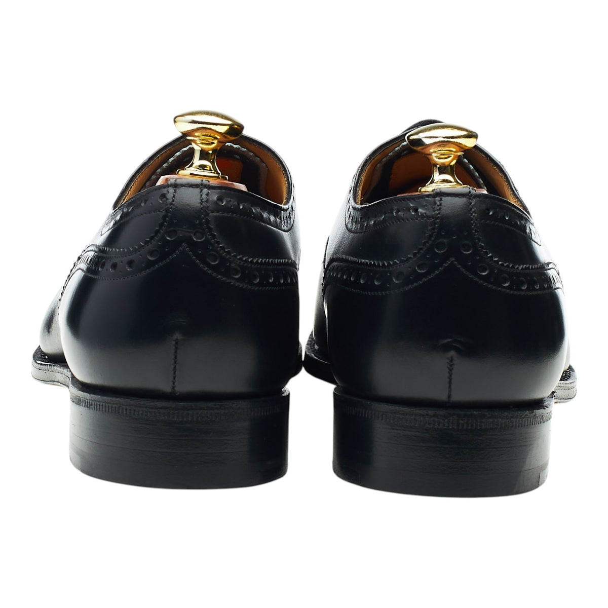 'Diplomat' Black Leather Oxford Brogues UK 8.5 F
