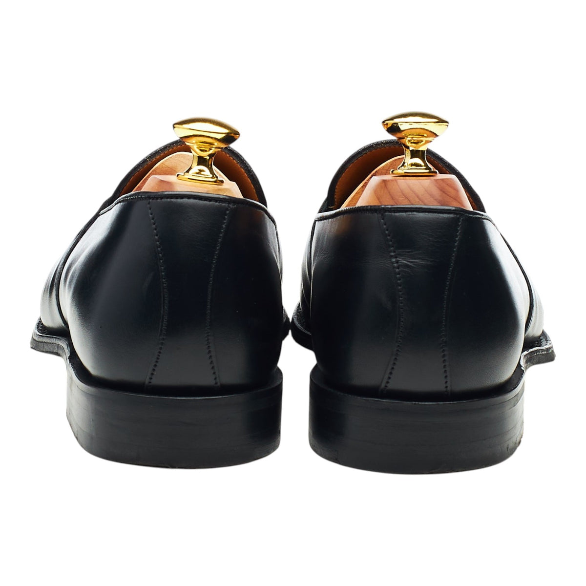 'Gracechurch' Black Leather Loafers UK 7 F