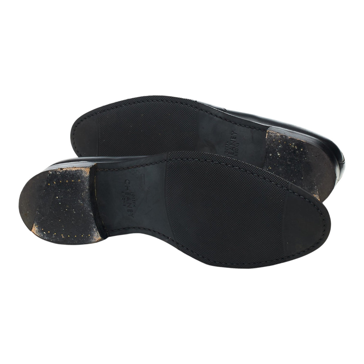 'Gracechurch' Black Leather Loafers UK 7 F
