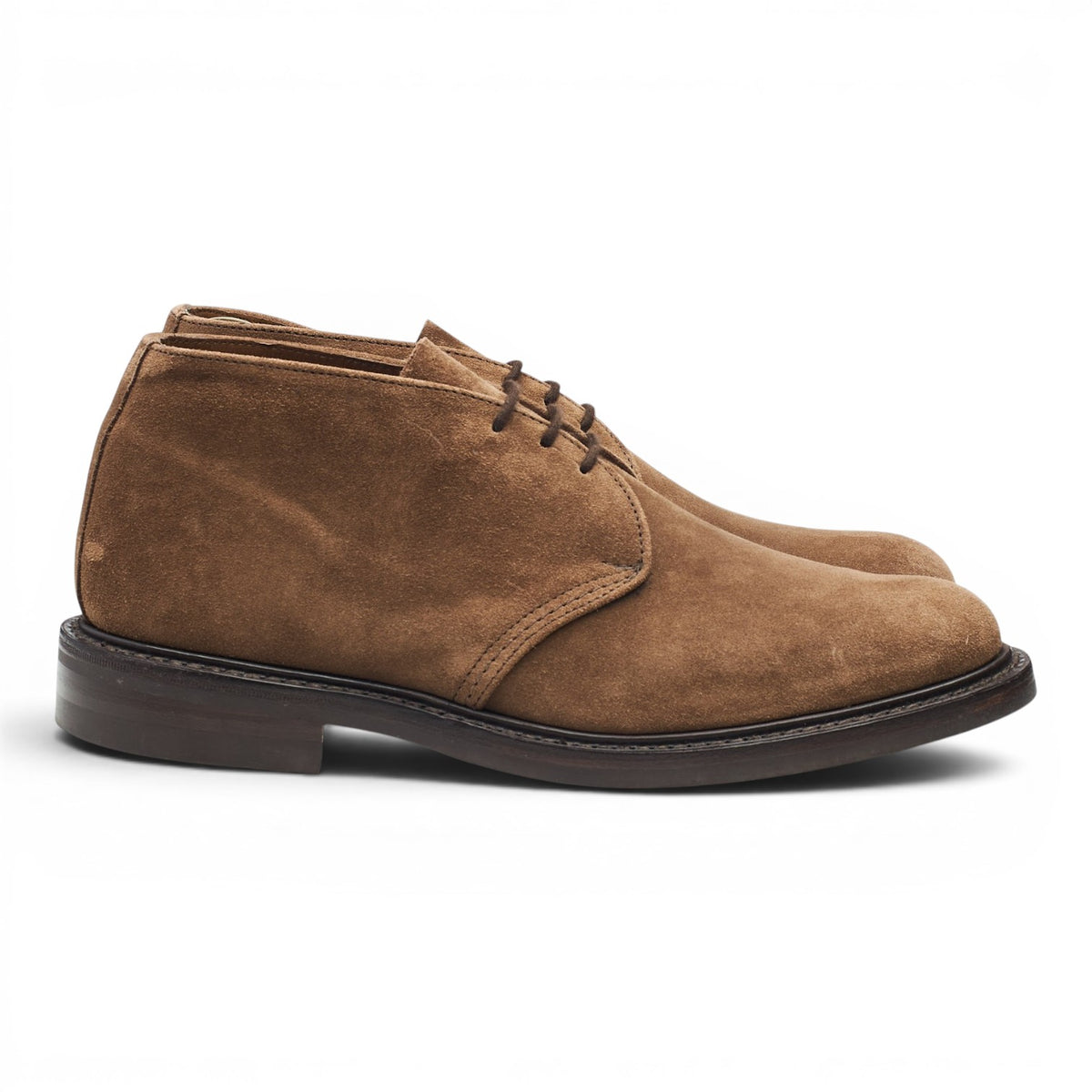 Sunspel 'Winston' Light Brown Suede Chukka Boots UK 8