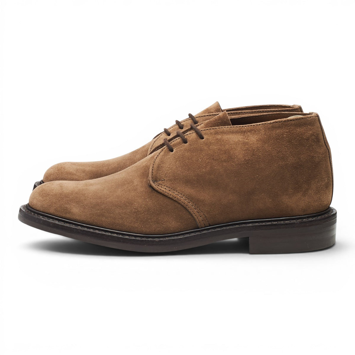 Sunspel 'Winston' Light Brown Suede Chukka Boots UK 8