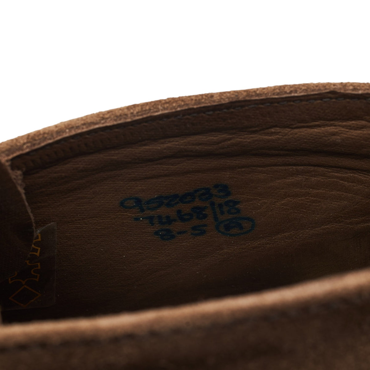 Sunspel 'Winston' Light Brown Suede Chukka Boots UK 8