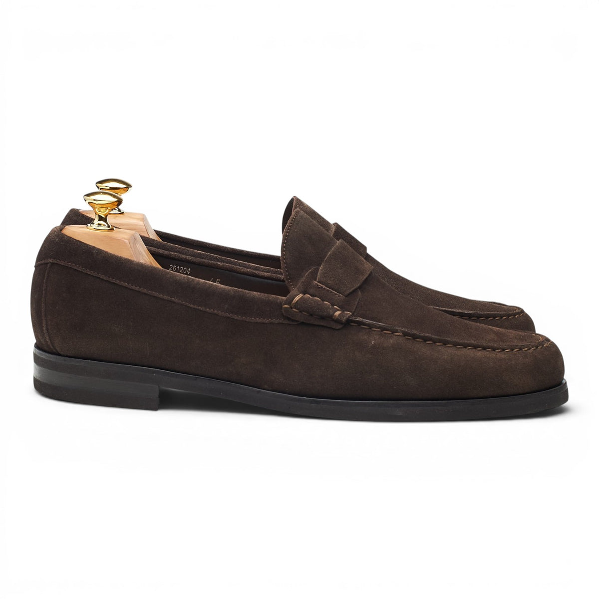 Dark Brown Suede Loafers UK 11 EU 45