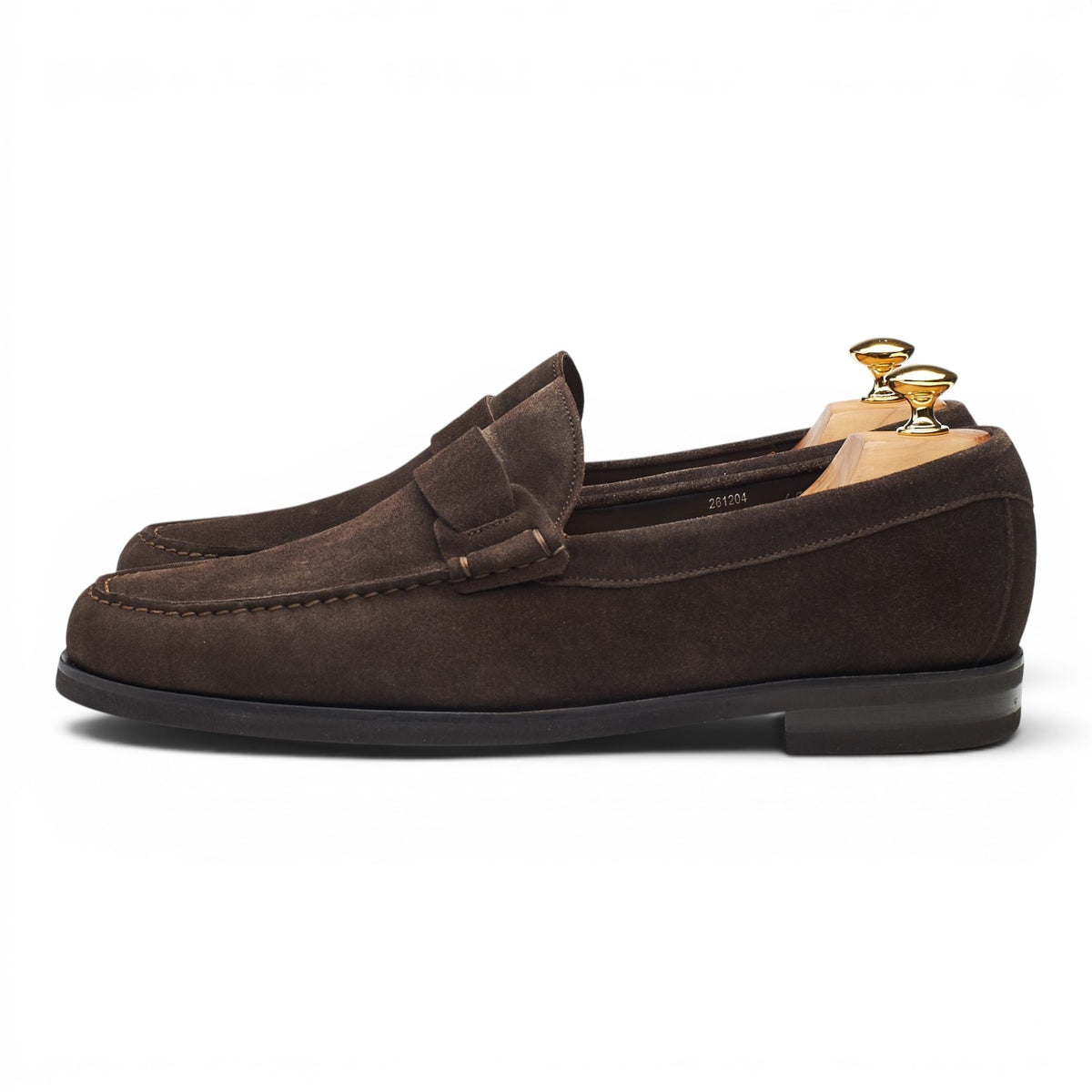 Dark Brown Suede Loafers UK 11 EU 45