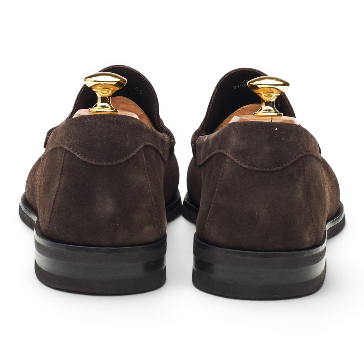 Dark Brown Suede Loafers UK 11 EU 45