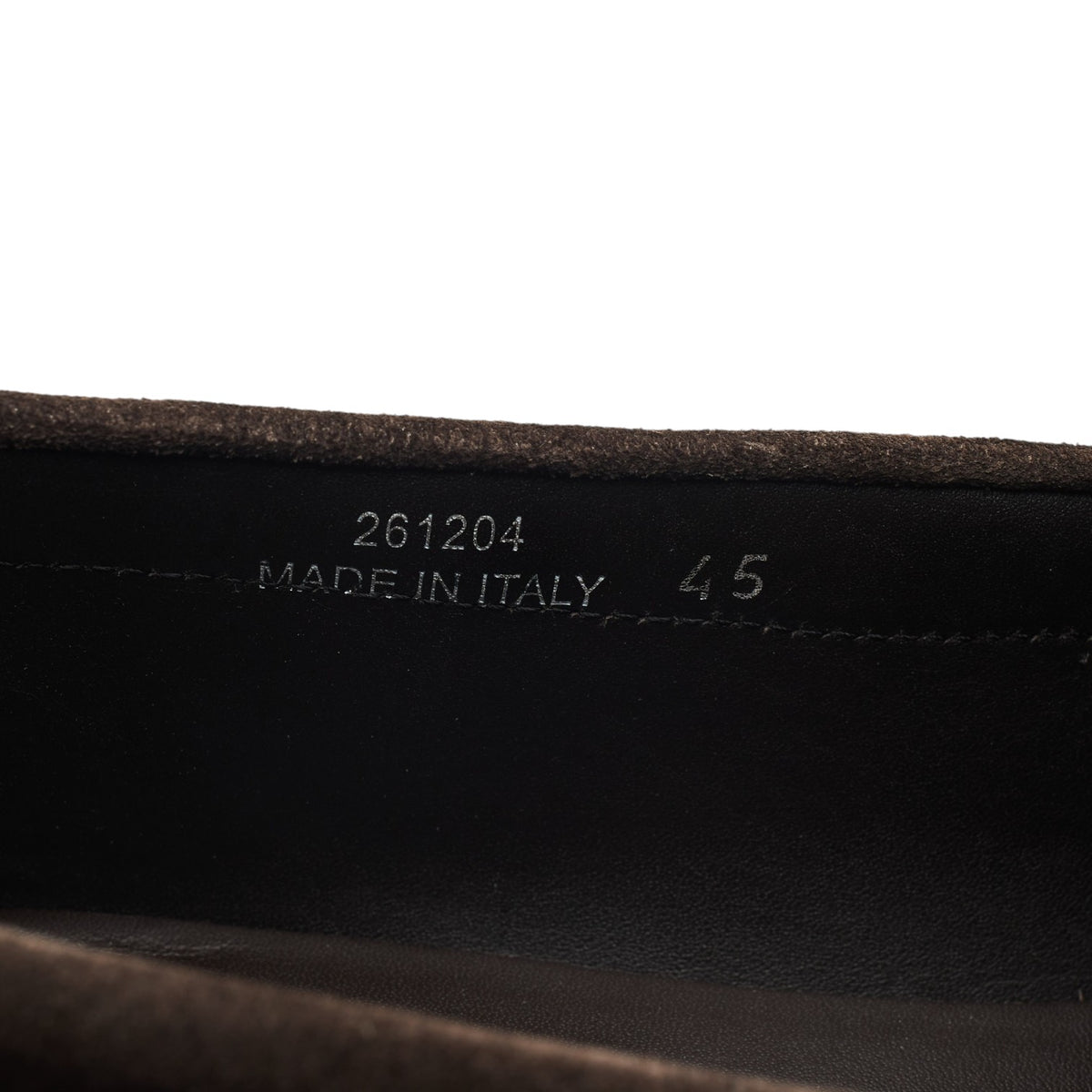 Dark Brown Suede Loafers UK 11 EU 45