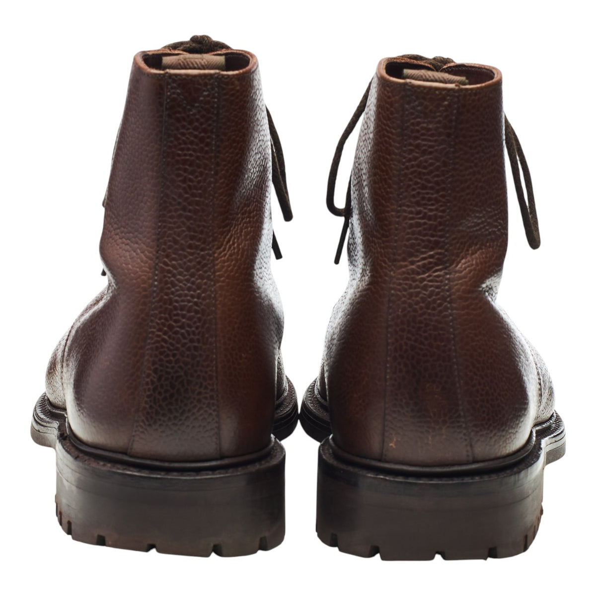 1880 'Sedbergh' Dark Brown Leather Boots UK 10.5 G