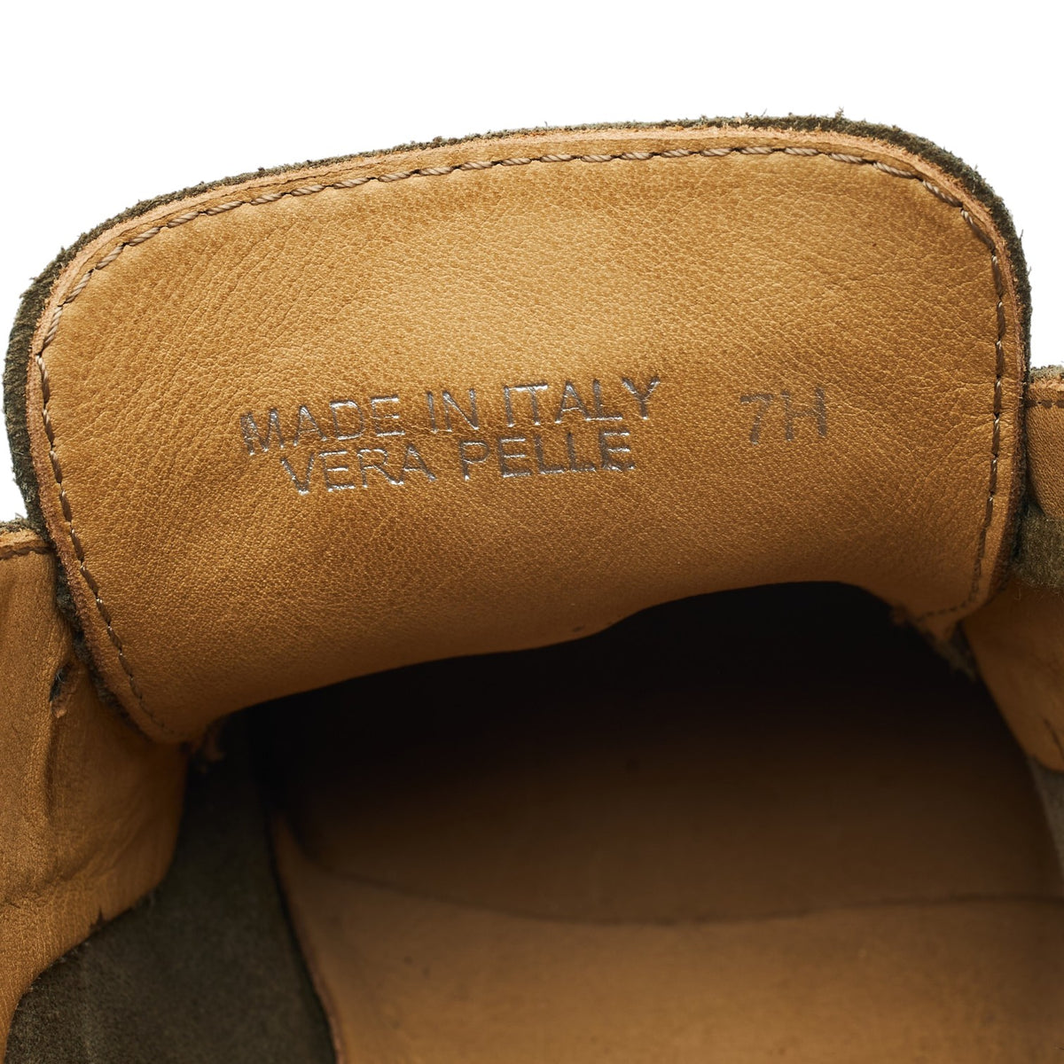'Crosby' Green Suede Moc-Toe Chukka Boots UK 7.5