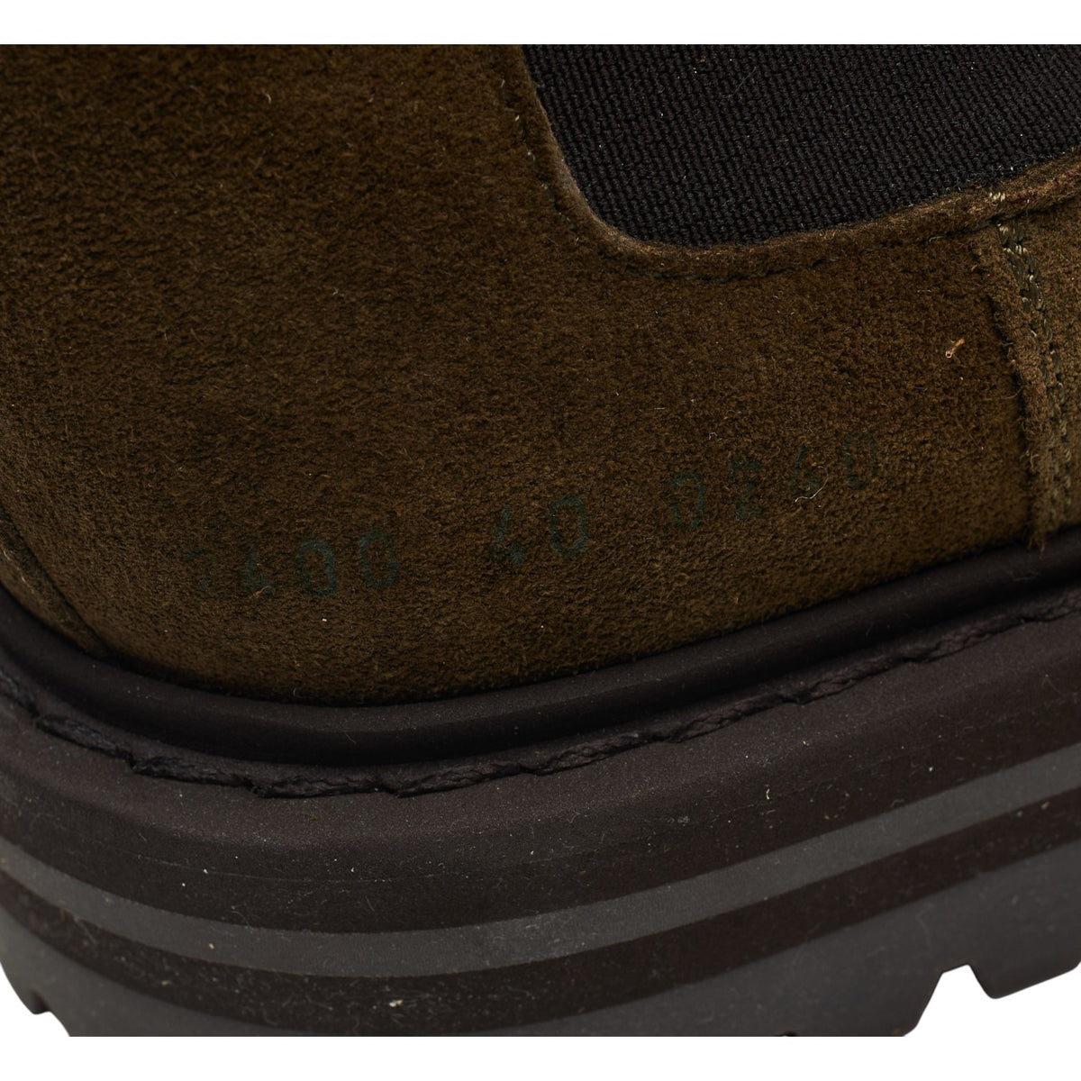 Dark Green Suede Chelsea Boots UK 6 EU 40