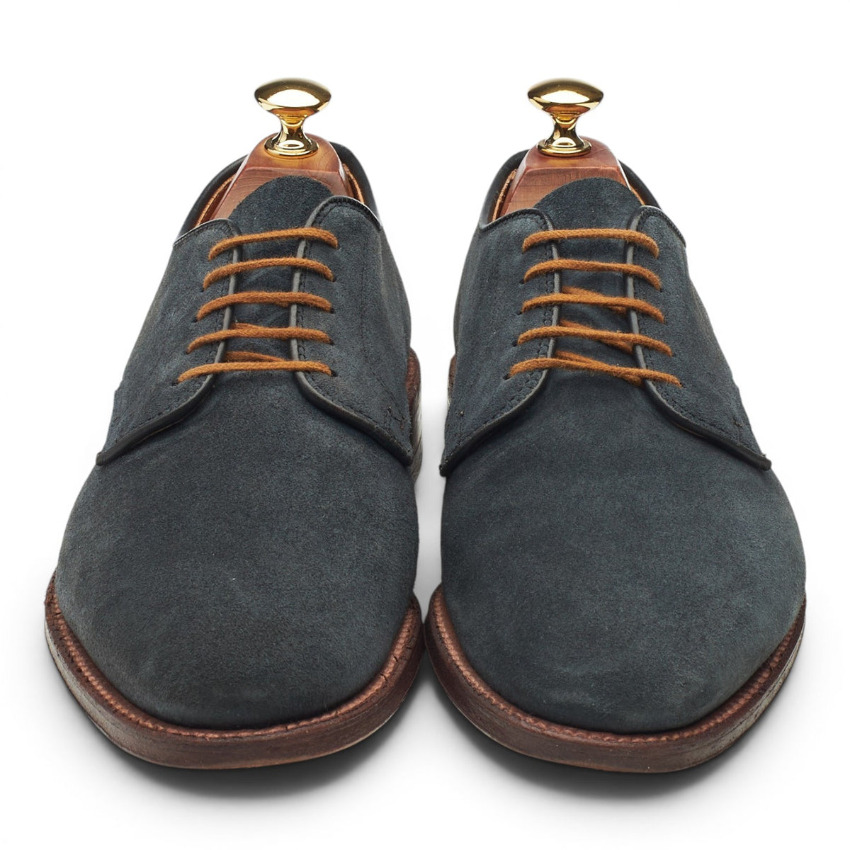 '29143' Navy Blue Suede Derby UK 7.5 US 8.5 D