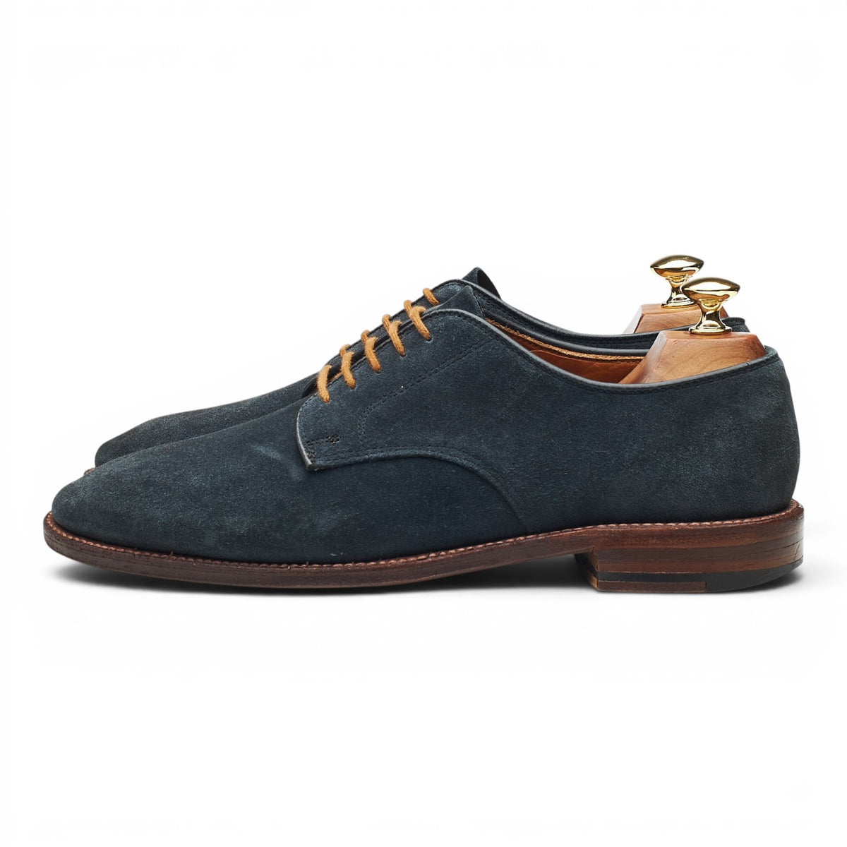 '29143' Navy Blue Suede Derby UK 7.5 US 8.5 D