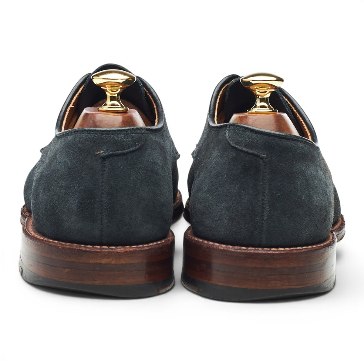 '29143' Navy Blue Suede Derby UK 7.5 US 8.5 D