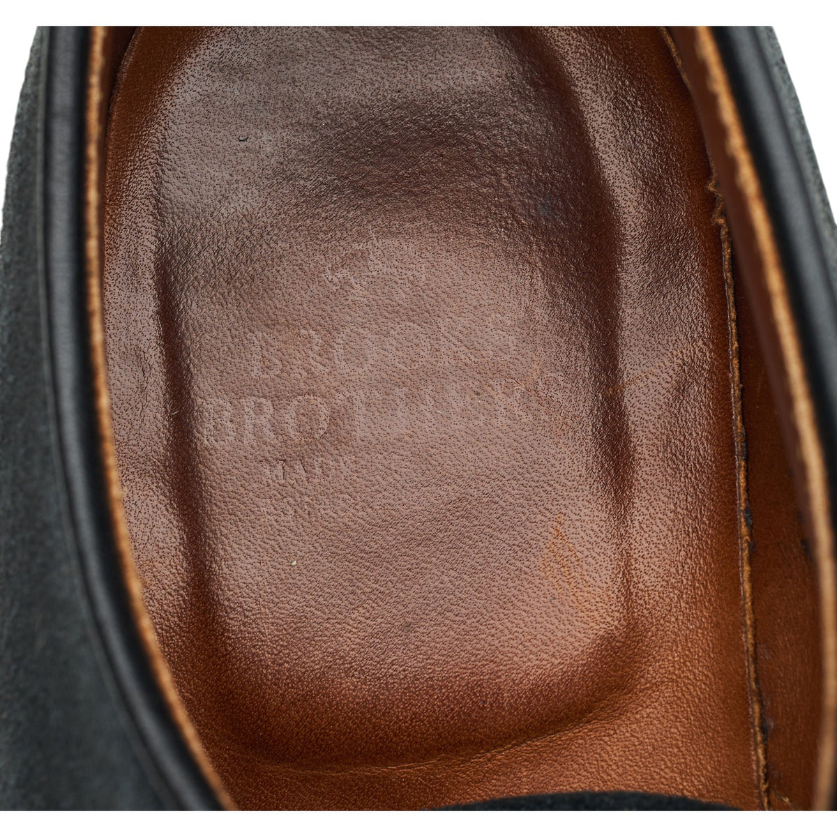 '29143' Navy Blue Suede Derby UK 7.5 US 8.5 D