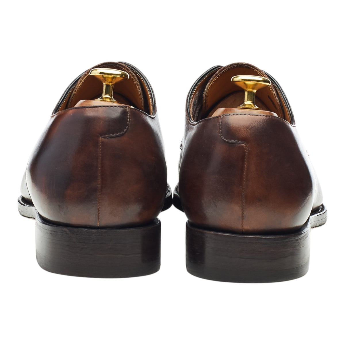 'Carnera' Dark Brown Leather Derby UK 9.5