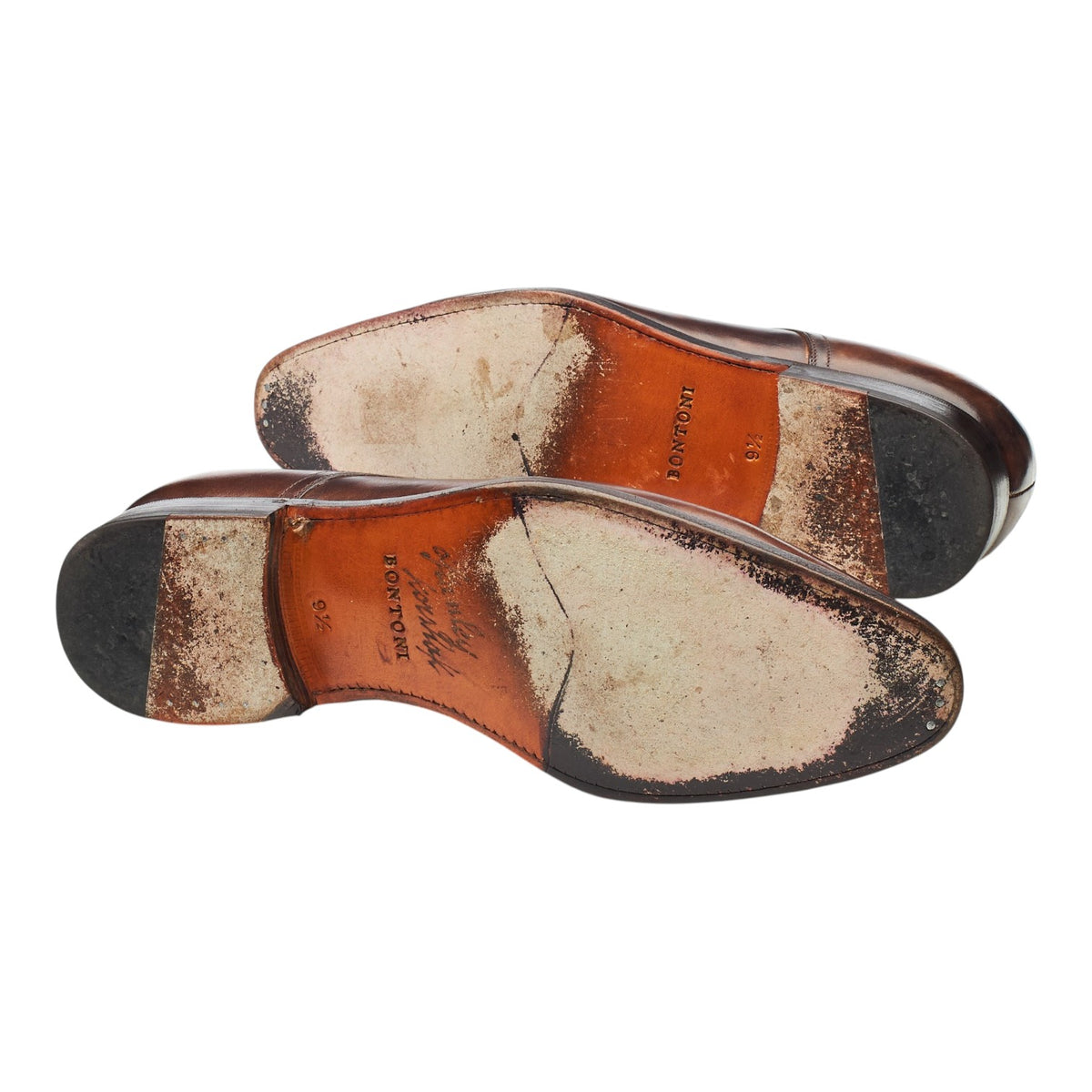 'Carnera' Dark Brown Leather Derby UK 9.5