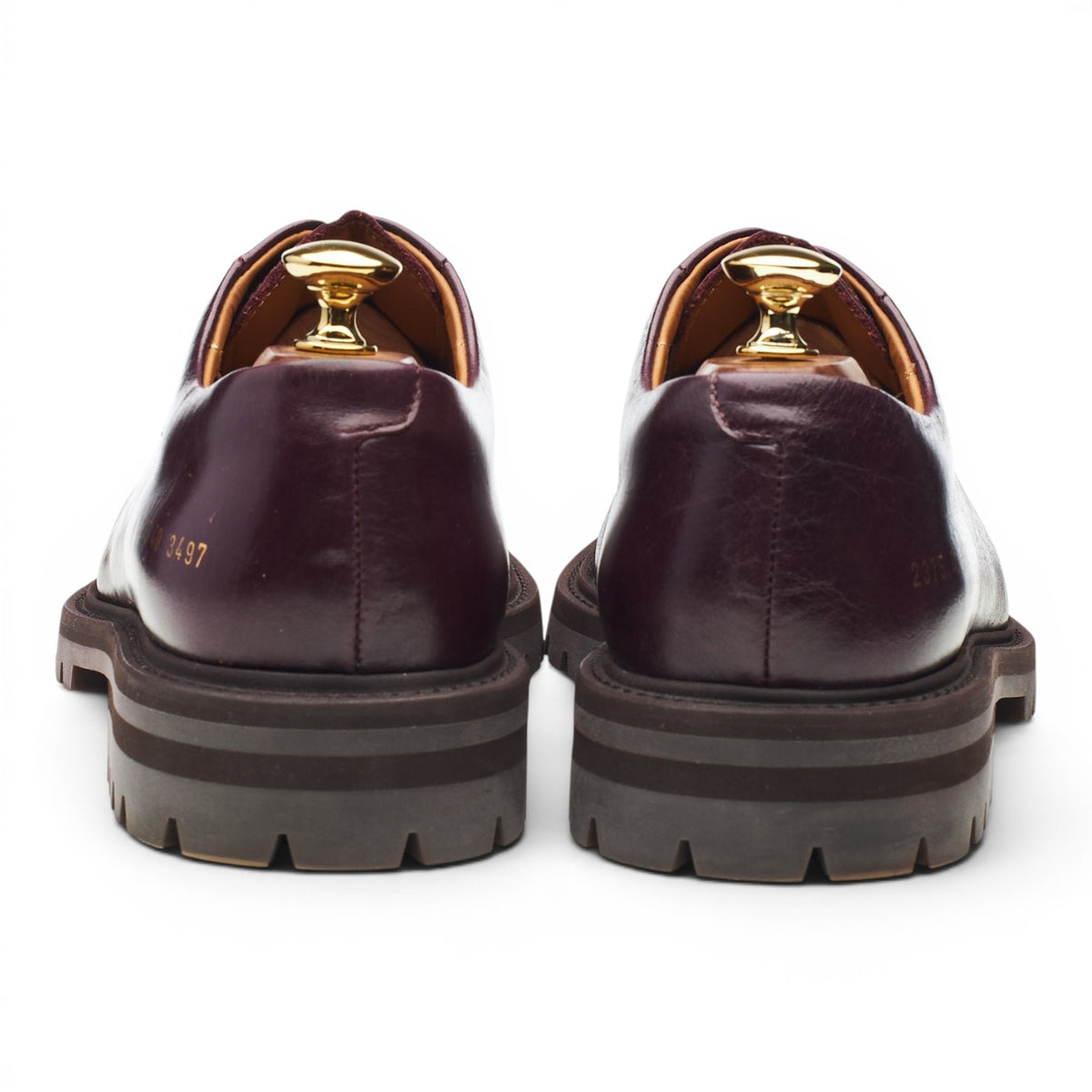 Burgundy Leather Derby UK 6 EU 40