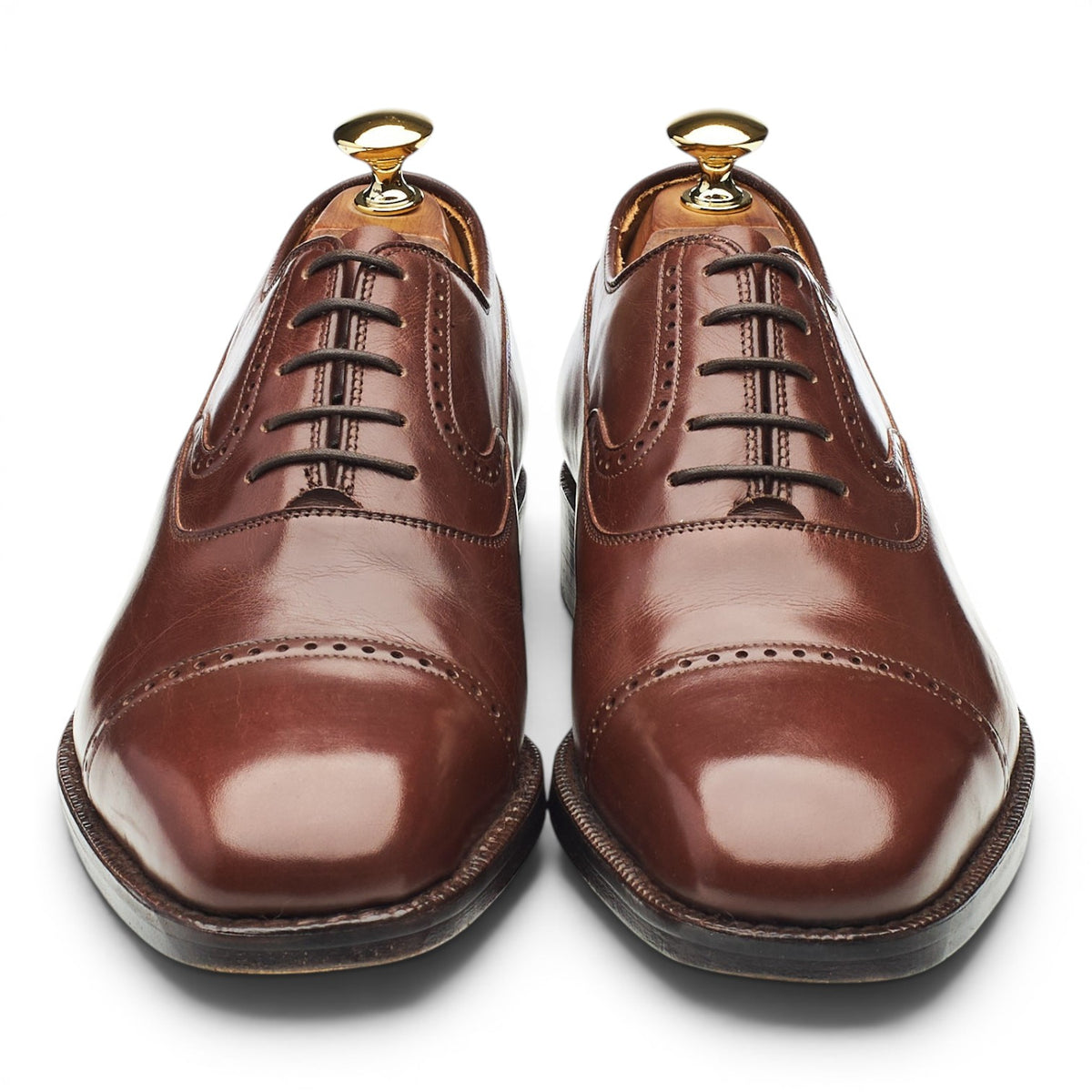 2000 Brown Leather Oxford Brogues UK 6.5 F